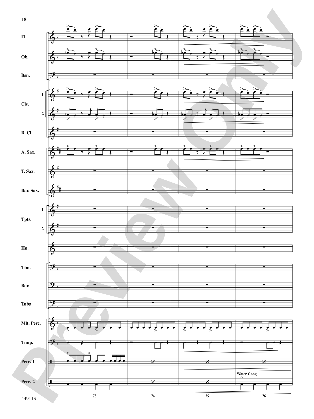 They Walked in the Valley of Fire: Concert Band Conductor Score & Parts