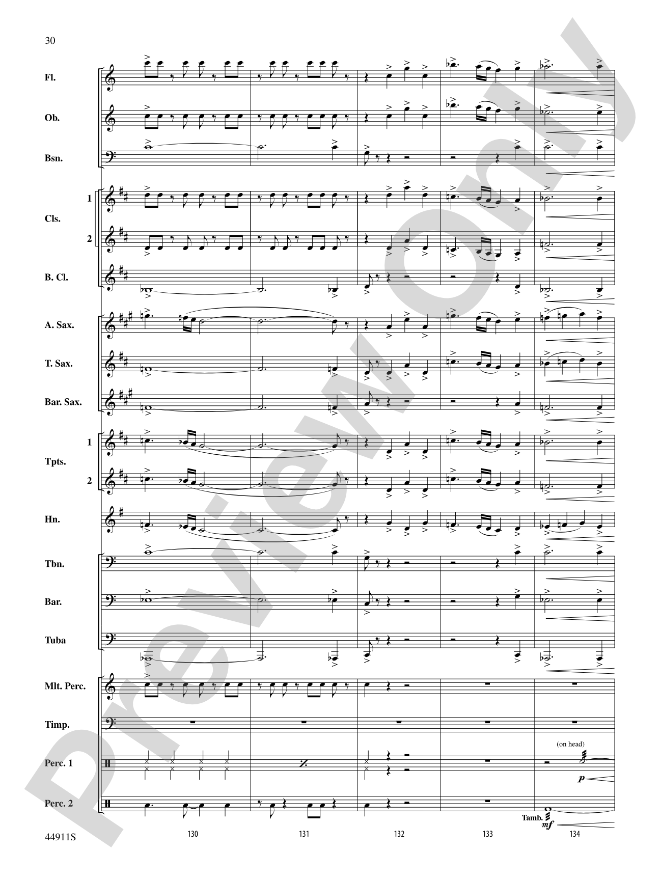 They Walked in the Valley of Fire: Concert Band Conductor Score & Parts