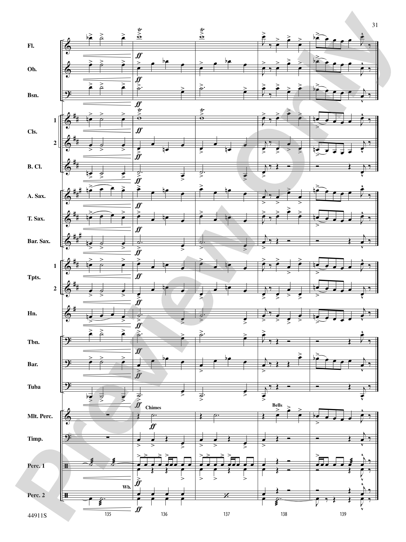 They Walked in the Valley of Fire: Concert Band Conductor Score & Parts