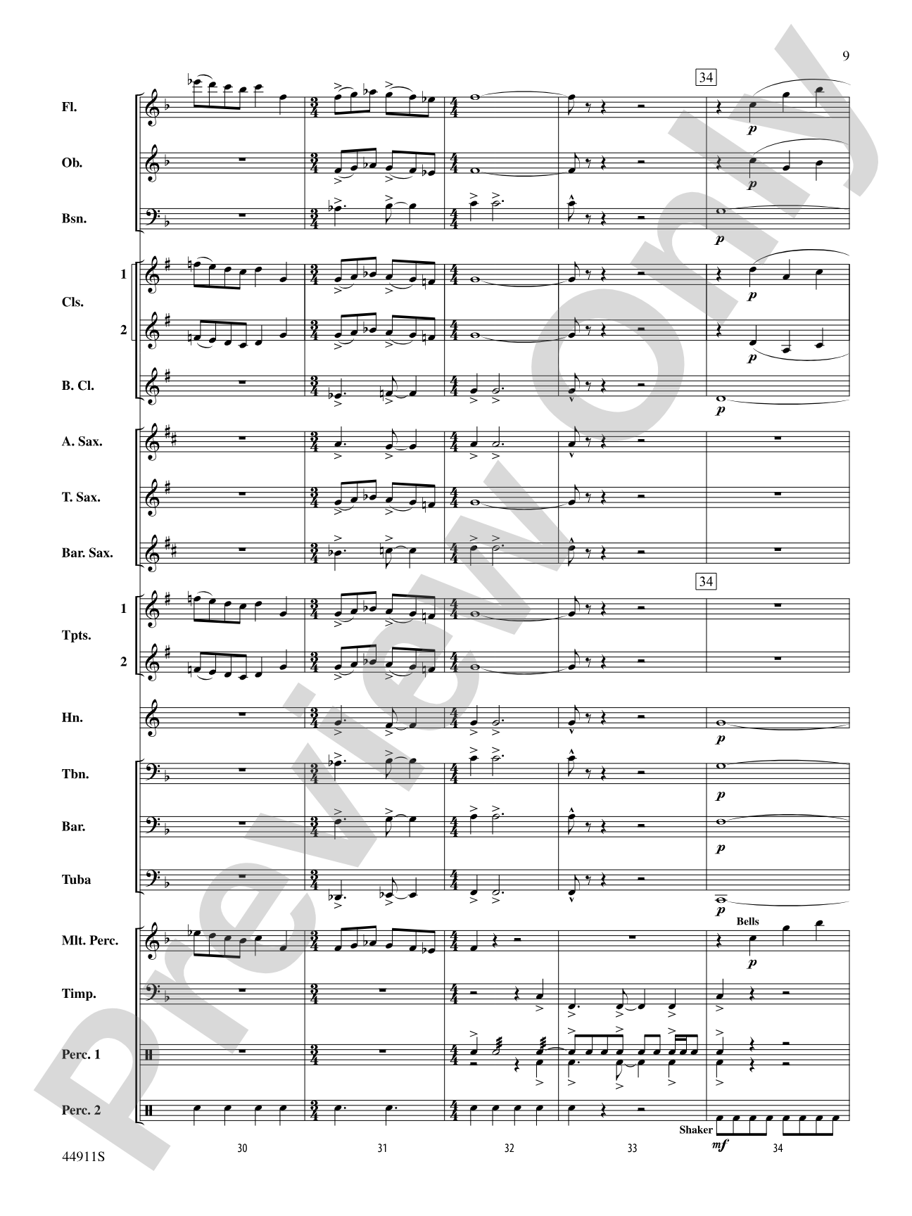 They Walked in the Valley of Fire: Concert Band Conductor Score & Parts