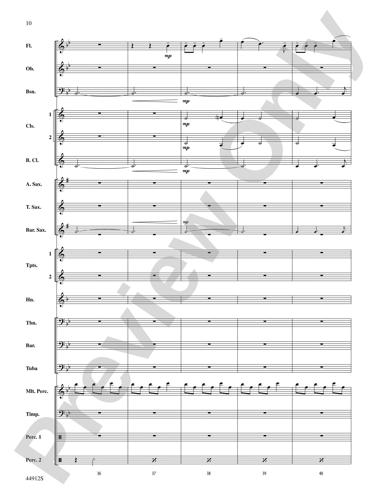 A Yuletide Holiday: Concert Band Conductor Score & Parts