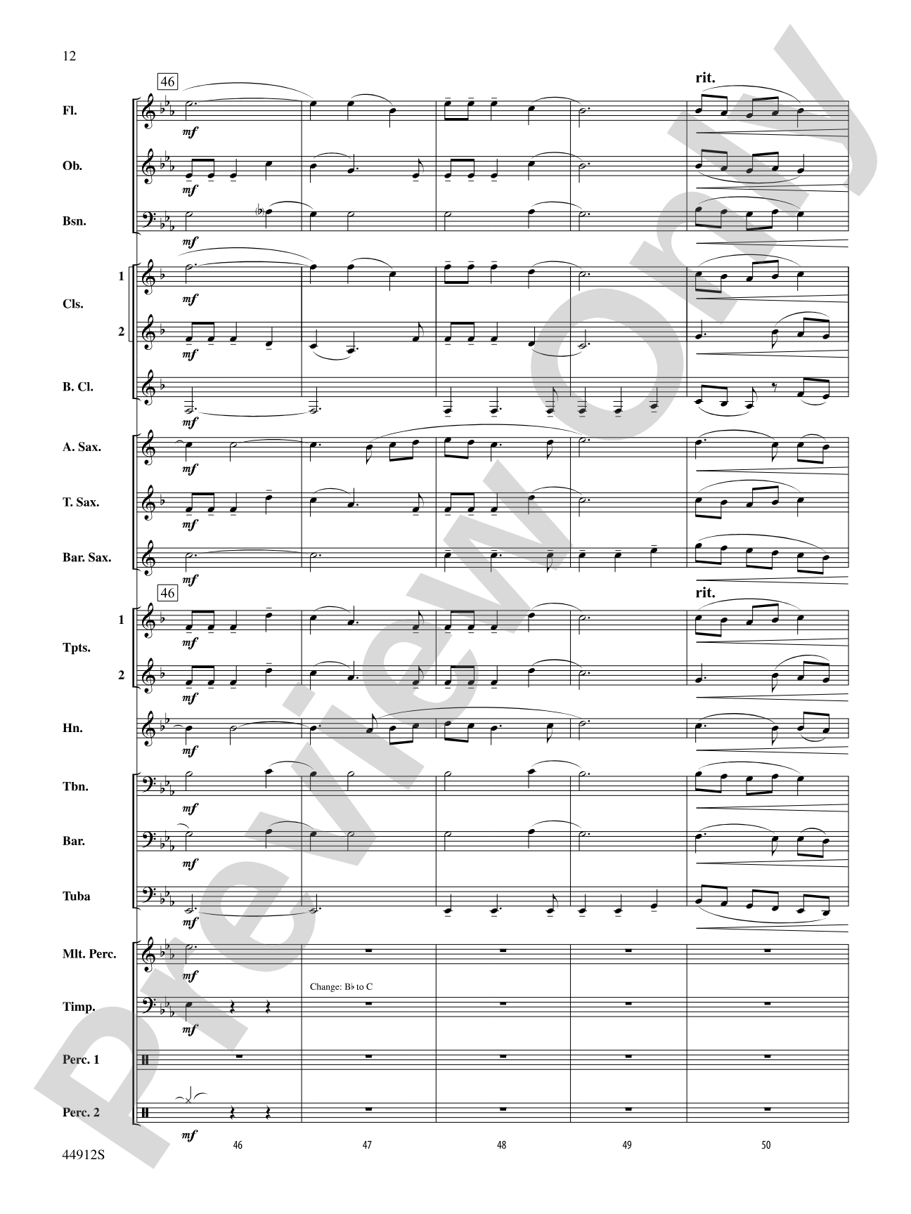 A Yuletide Holiday: Concert Band Conductor Score & Parts