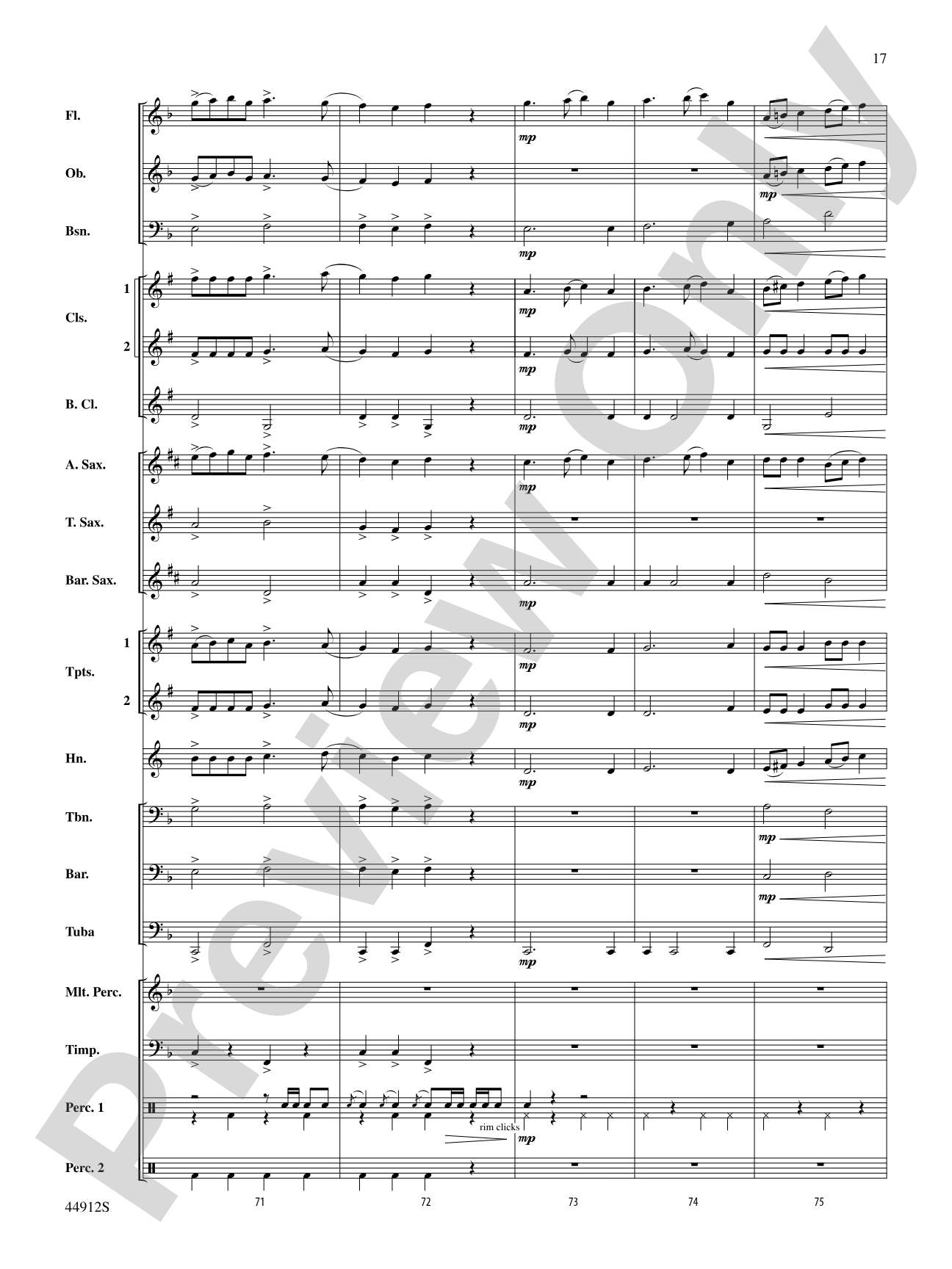 A Yuletide Holiday: Concert Band Conductor Score & Parts