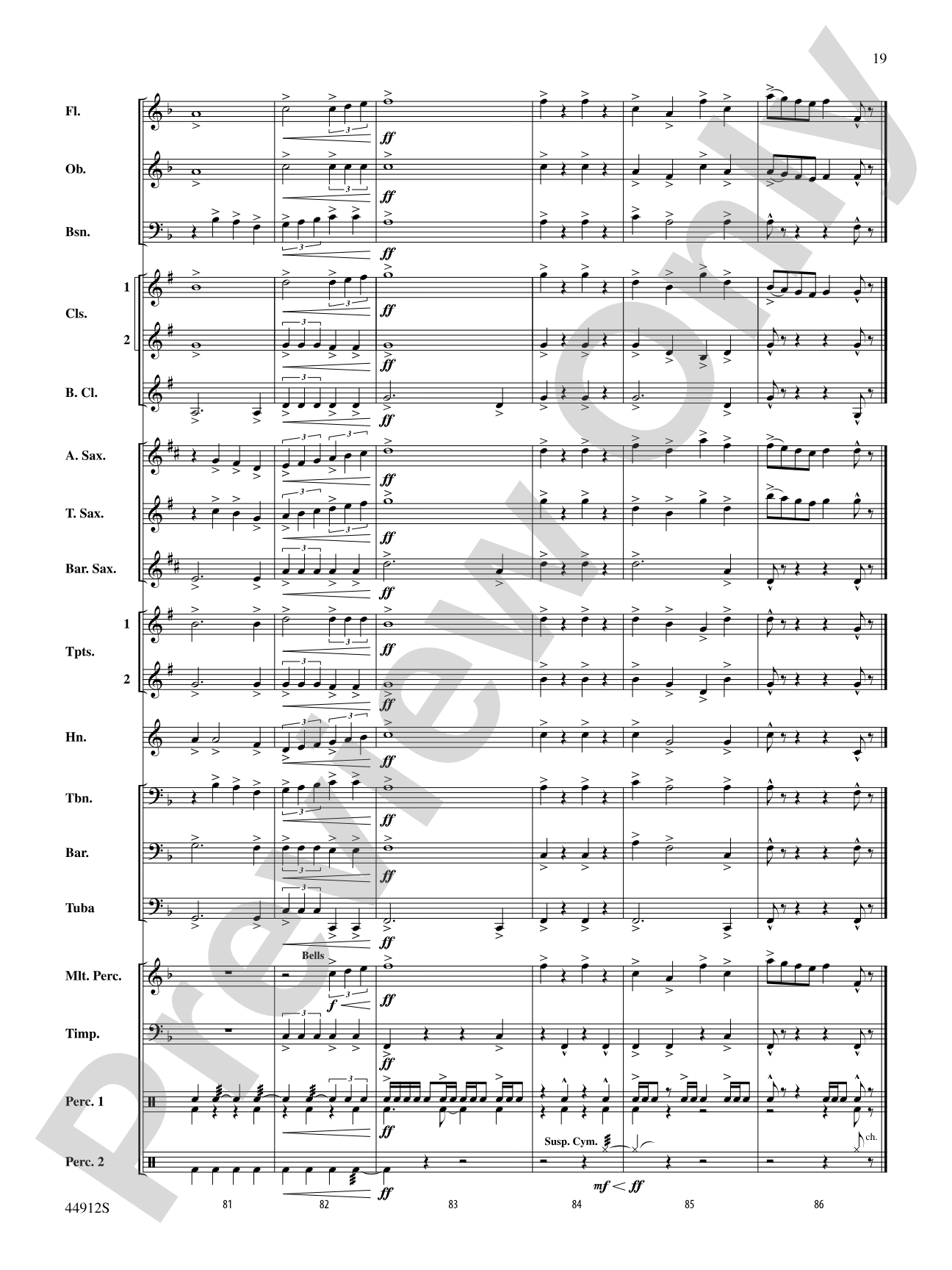 A Yuletide Holiday: Concert Band Conductor Score & Parts