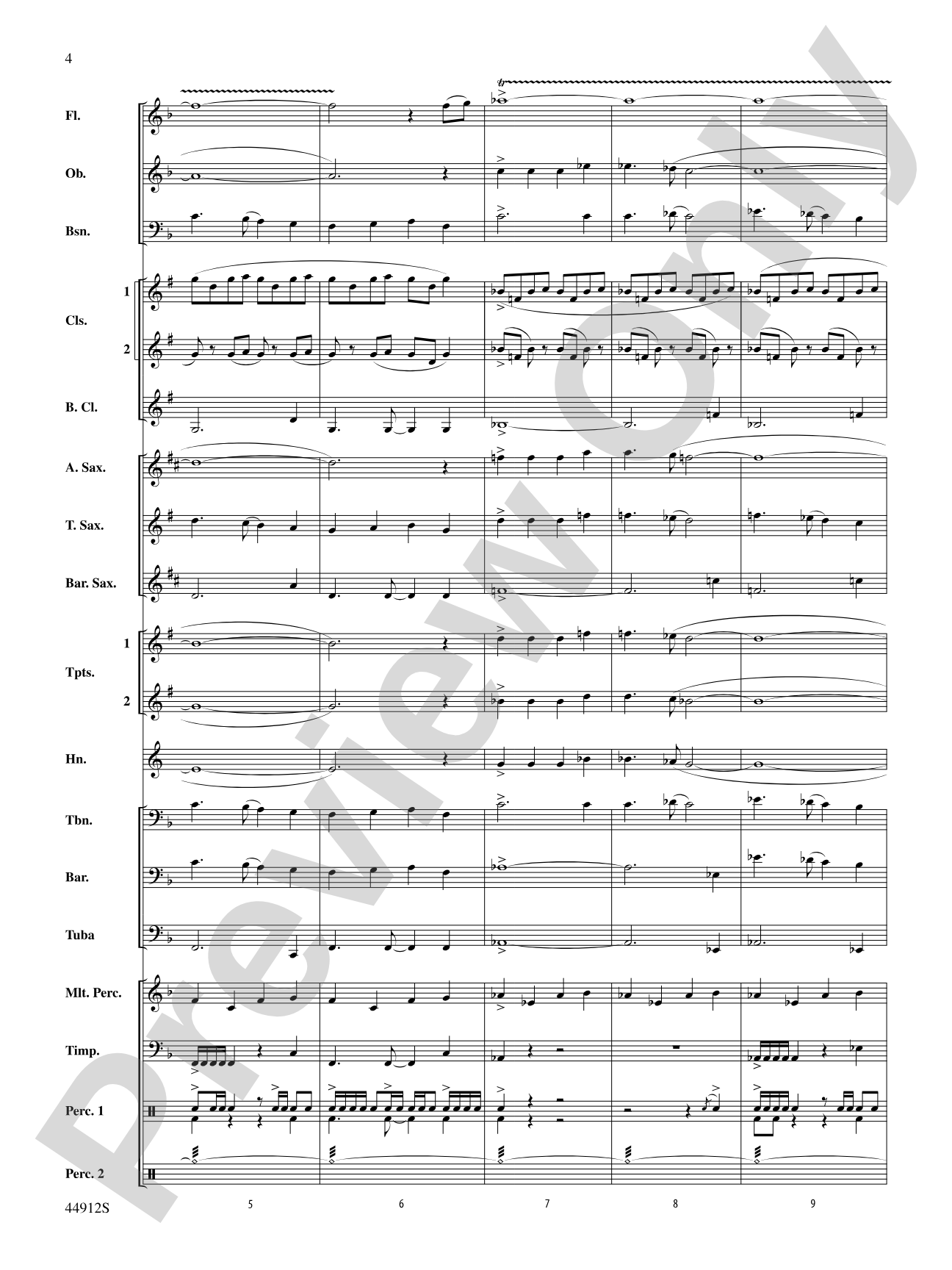 A Yuletide Holiday: Concert Band Conductor Score & Parts