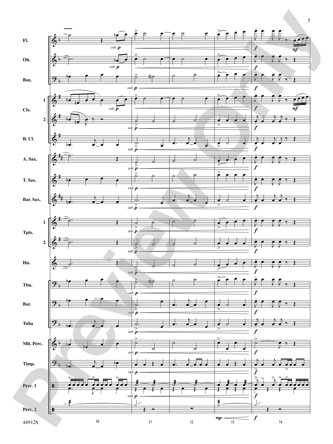 A Yuletide Holiday: Concert Band Conductor Score & Parts