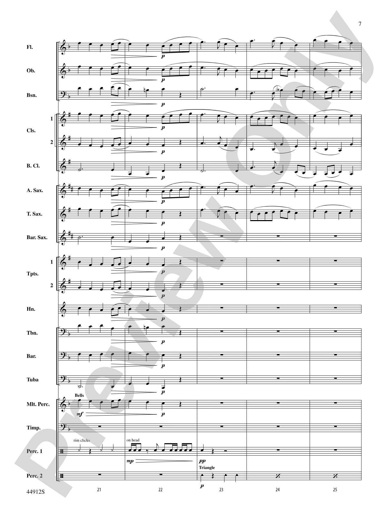 A Yuletide Holiday: Concert Band Conductor Score & Parts