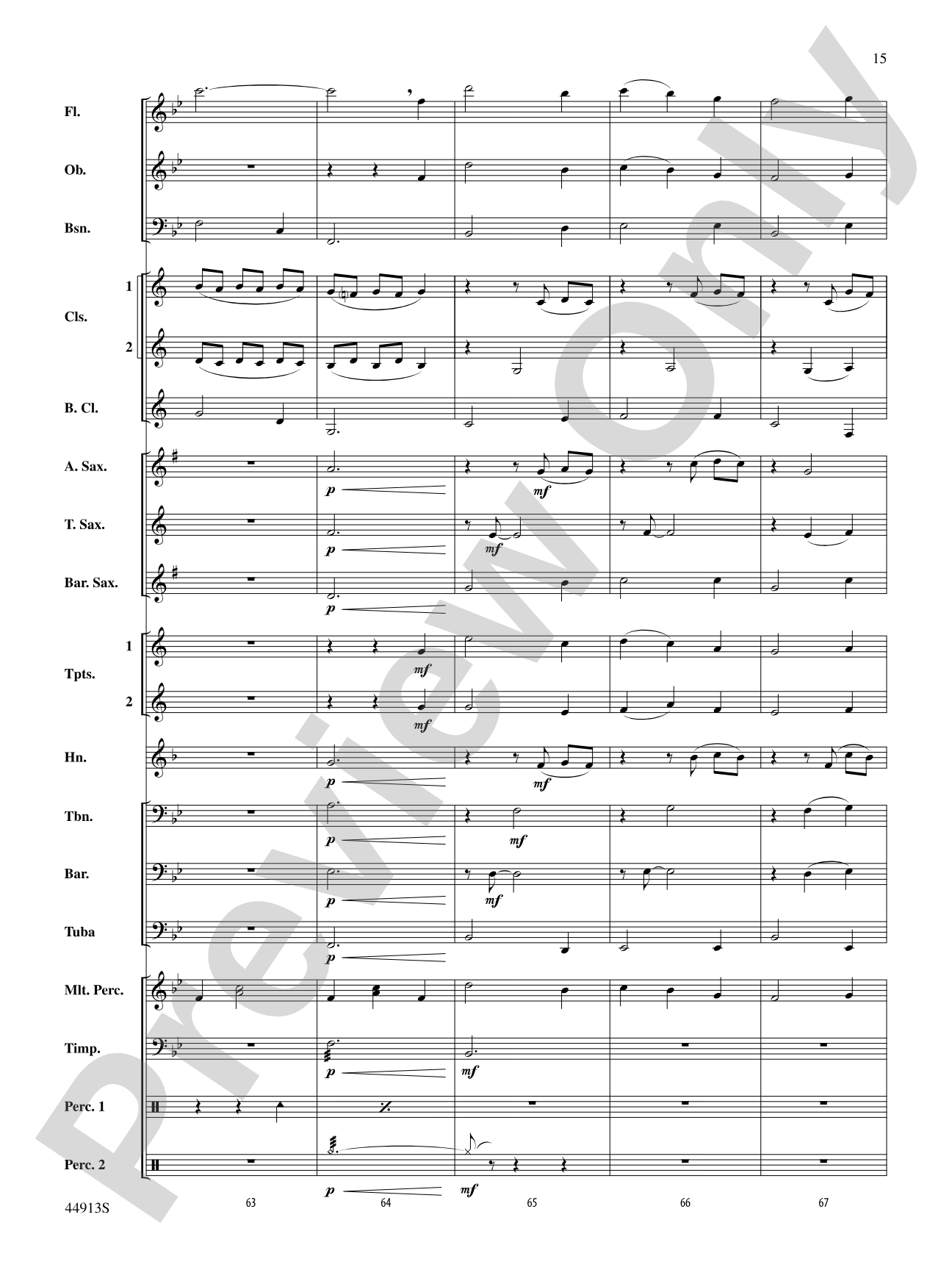 Midnight Carols: Concert Band Conductor Score & Parts