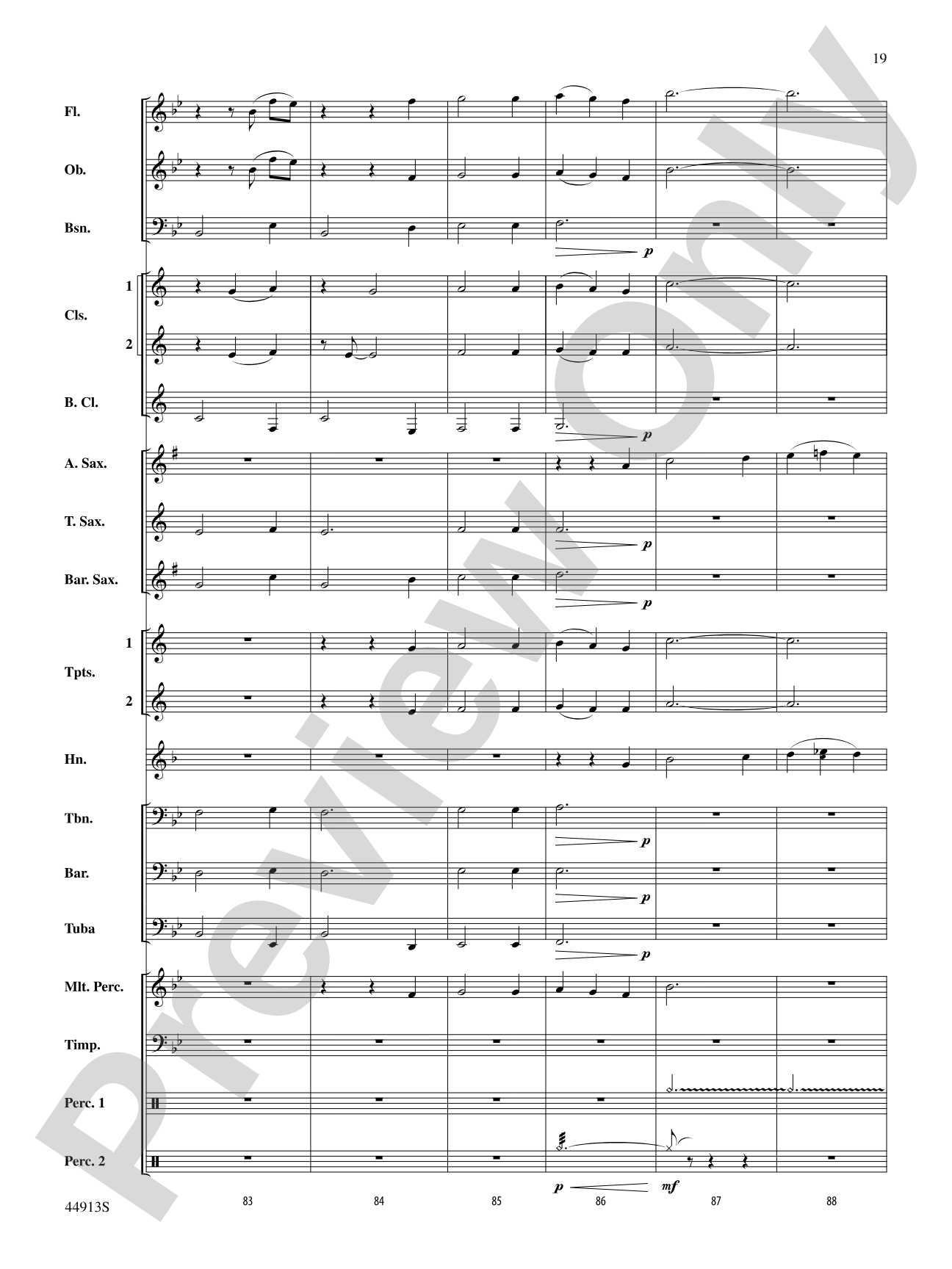 Midnight Carols: Concert Band Conductor Score & Parts