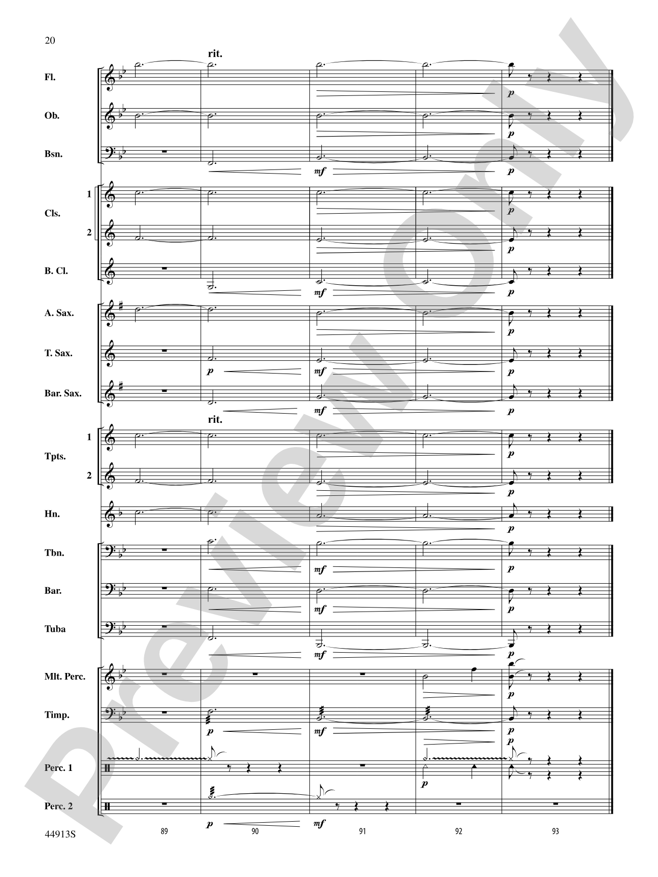Midnight Carols: Concert Band Conductor Score & Parts
