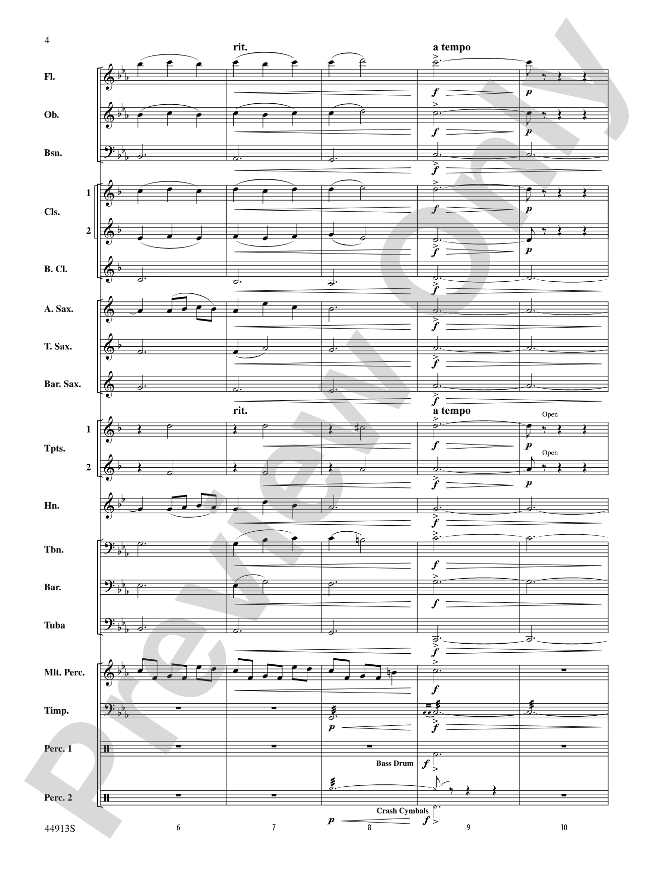 Midnight Carols: Concert Band Conductor Score & Parts