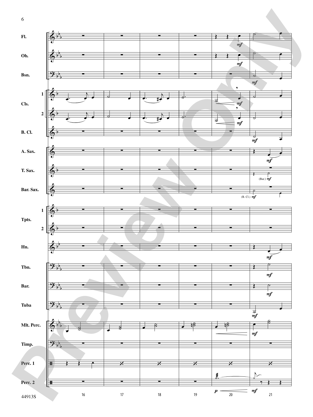 Midnight Carols: Concert Band Conductor Score & Parts