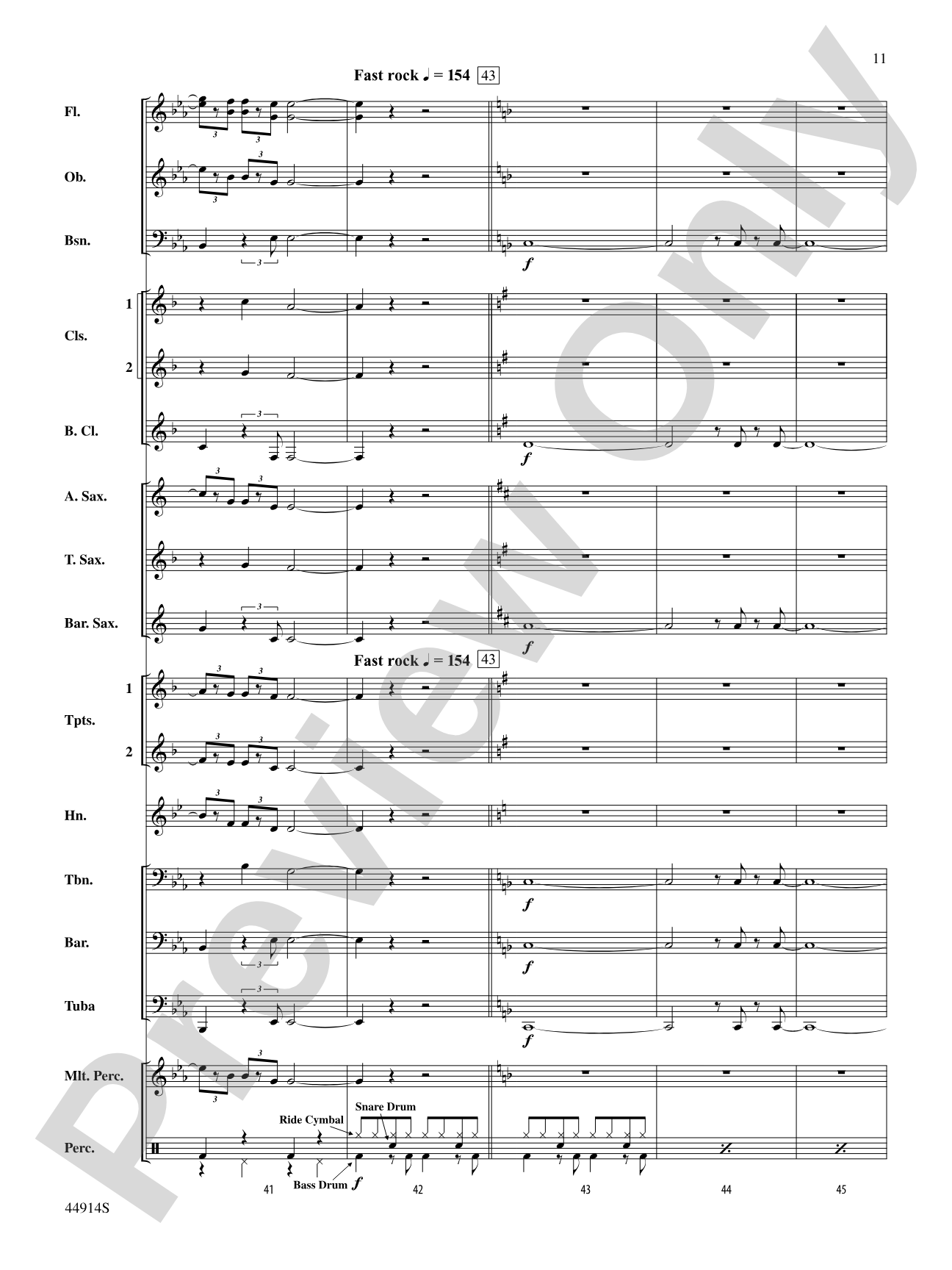 Ode to a Flash Mob: Concert Band Conductor Score & Parts