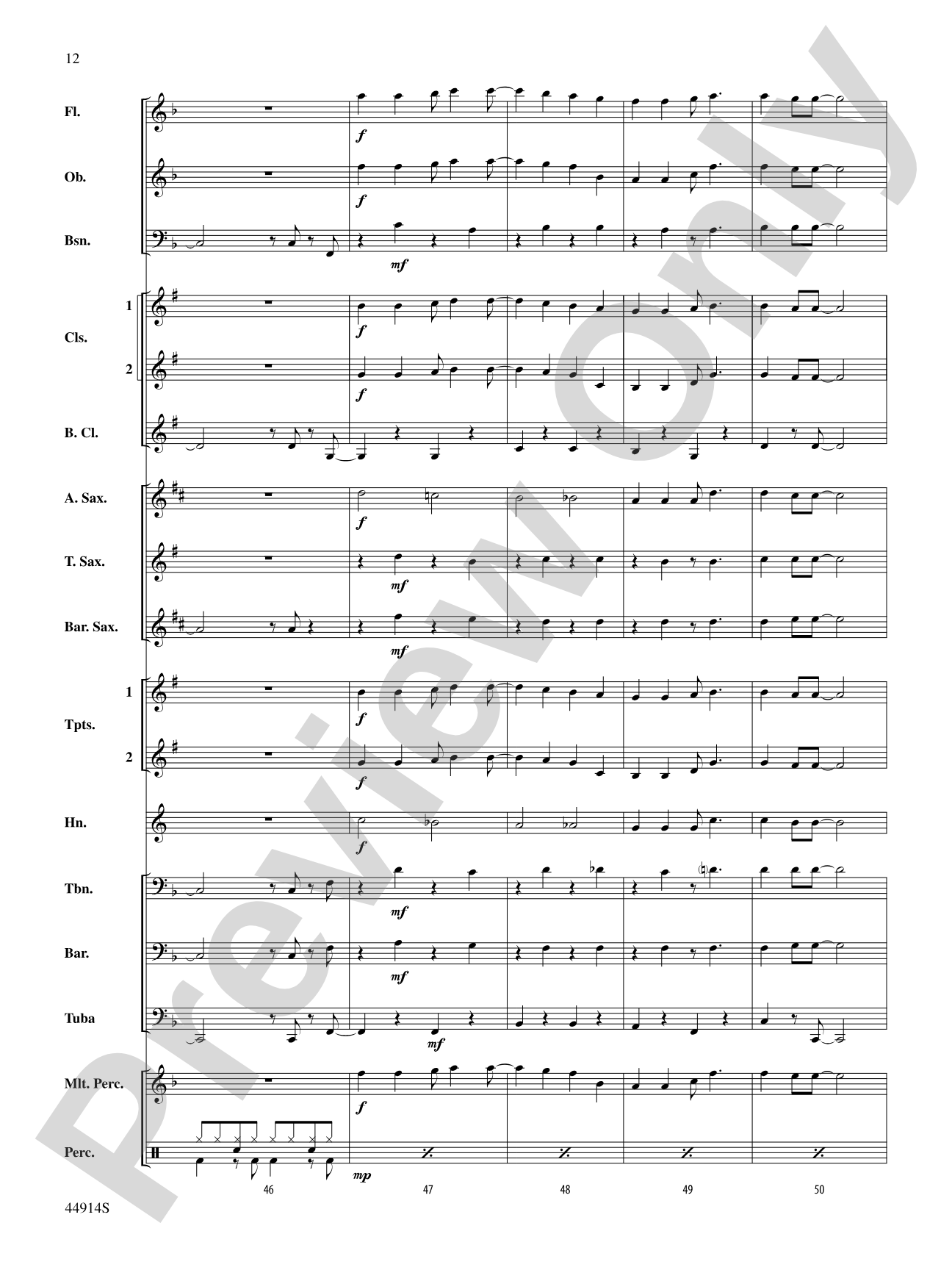 Ode to a Flash Mob: Concert Band Conductor Score & Parts