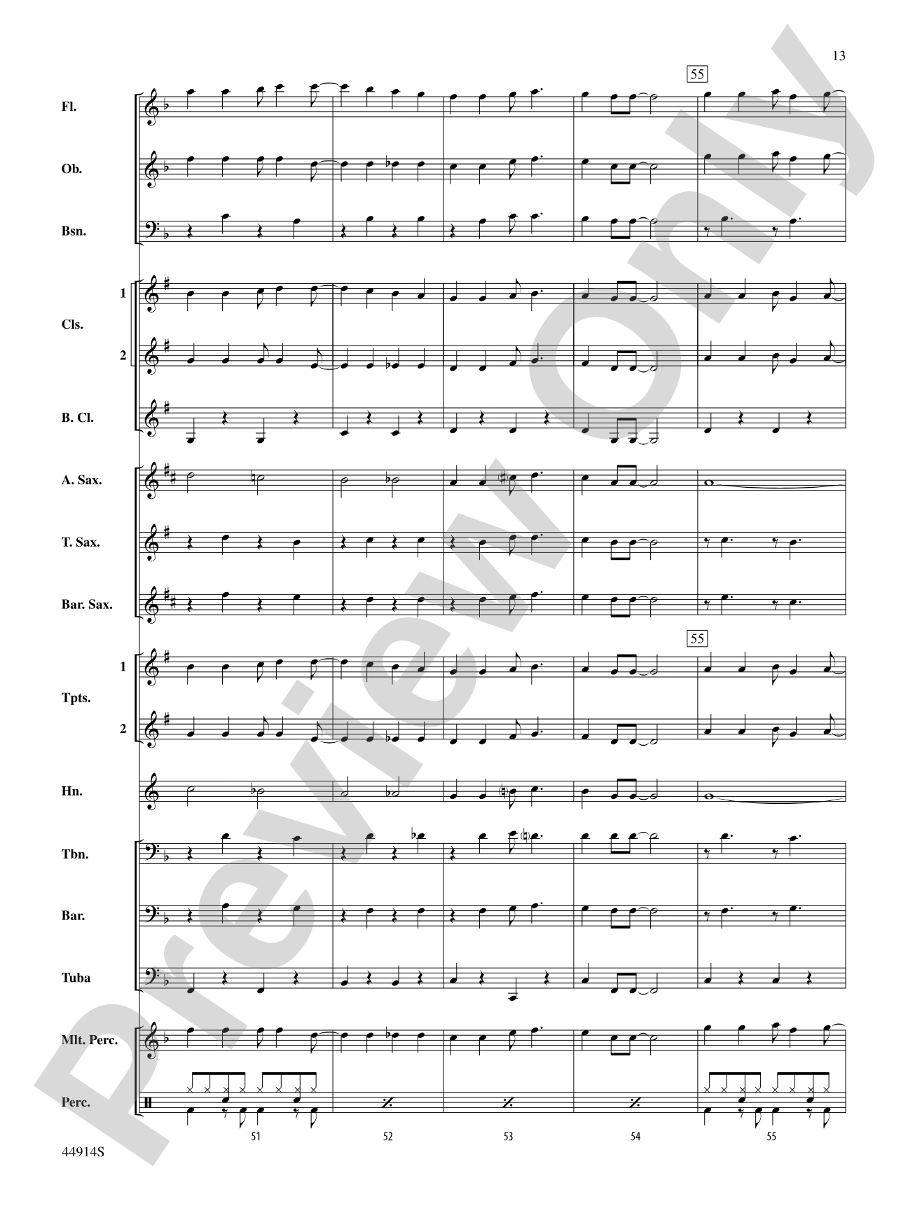 Ode to a Flash Mob: Concert Band Conductor Score & Parts