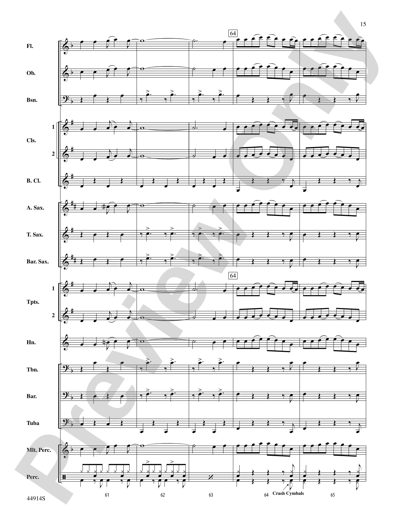 Ode to a Flash Mob: Concert Band Conductor Score & Parts