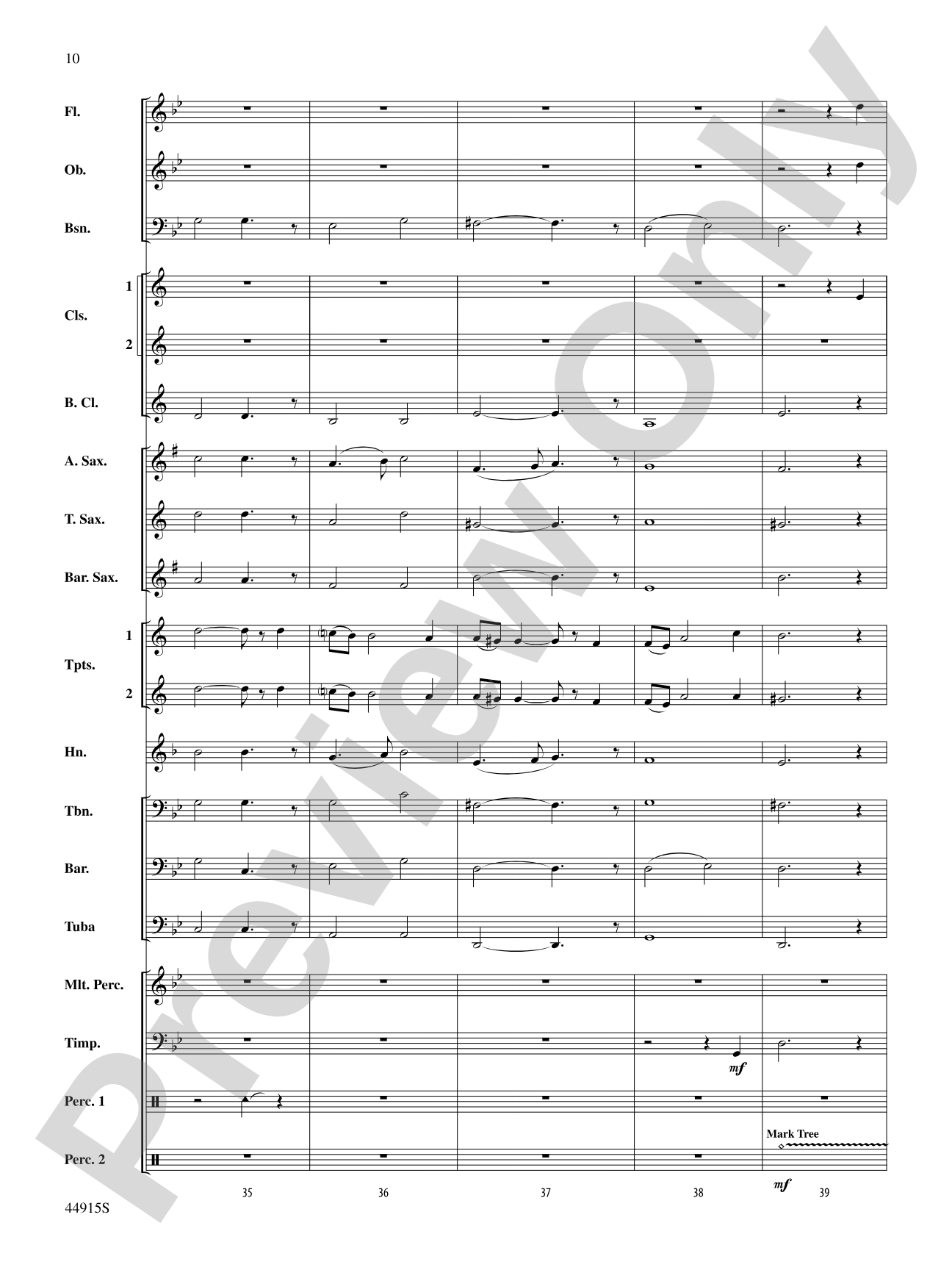Transylvanian Lullaby: Concert Band Conductor Score & Parts