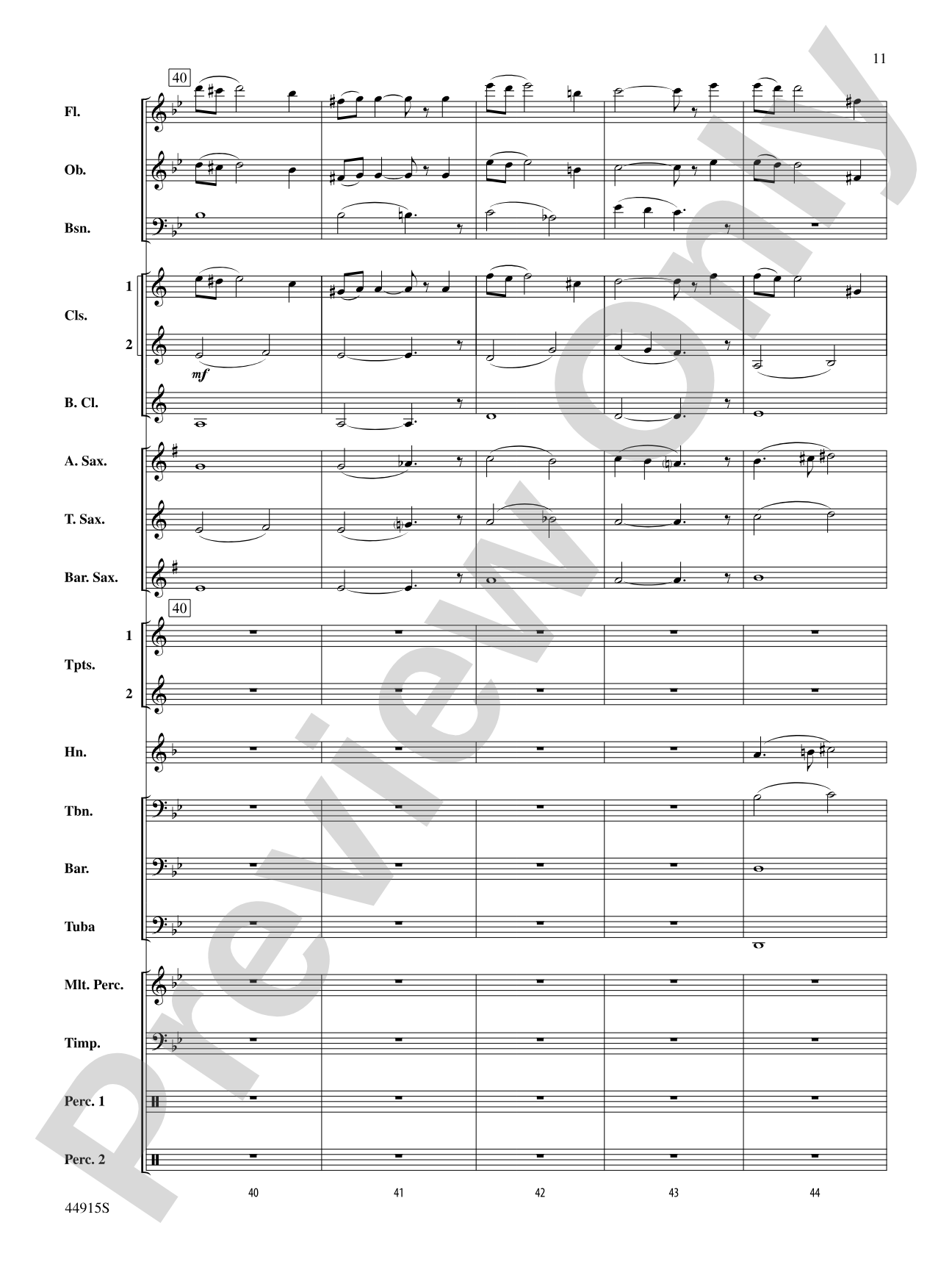 Transylvanian Lullaby: Concert Band Conductor Score & Parts
