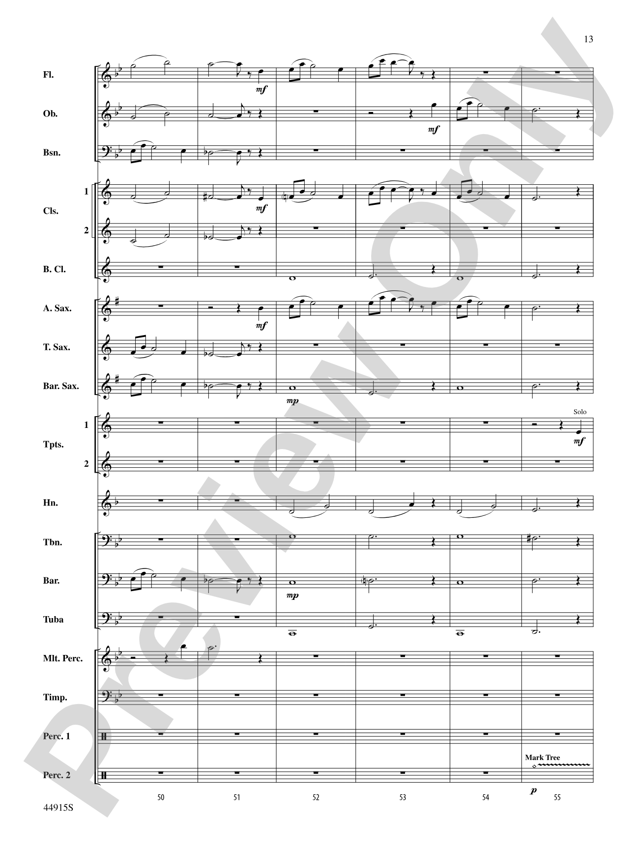 Transylvanian Lullaby: Concert Band Conductor Score & Parts