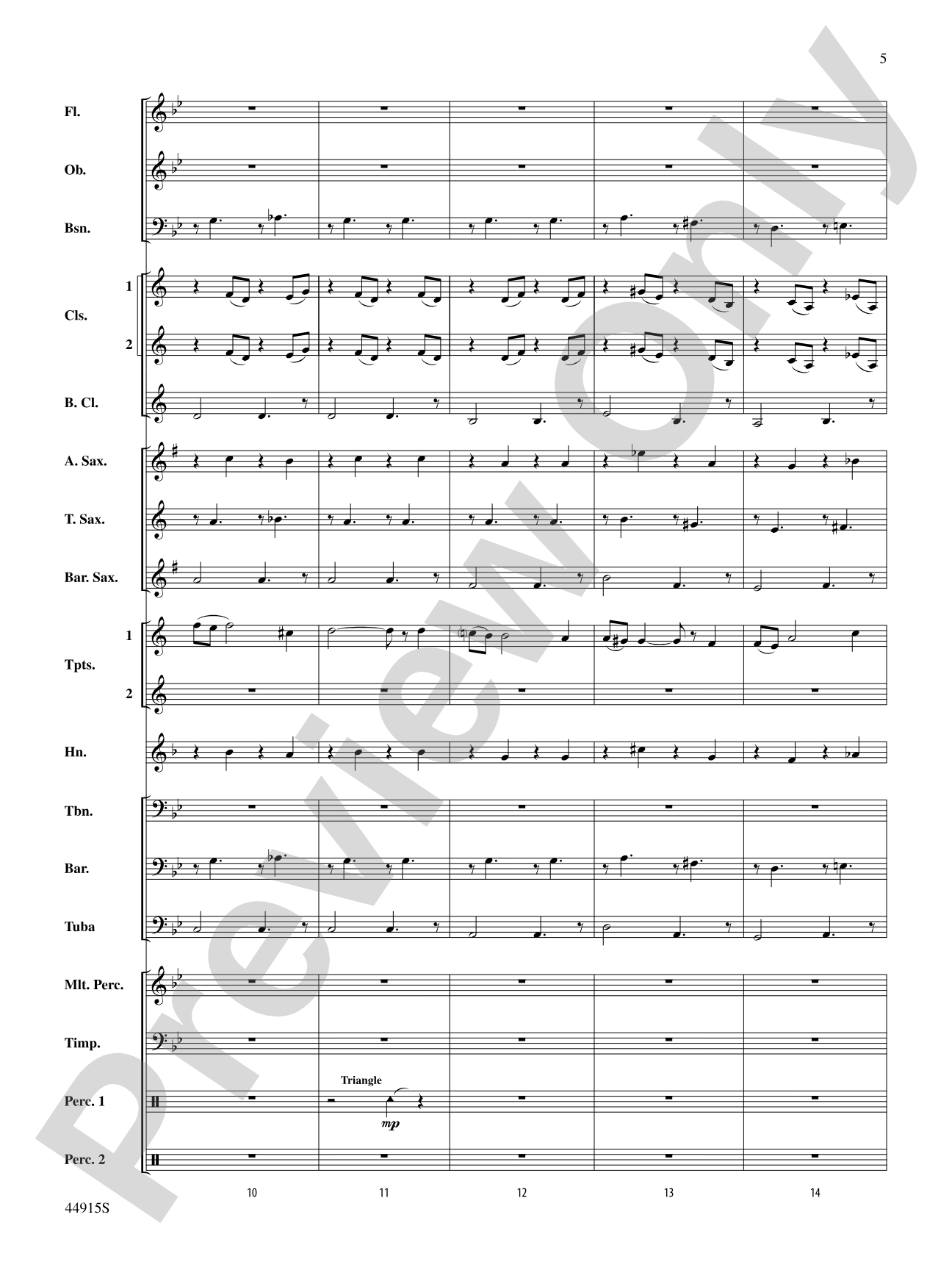 Transylvanian Lullaby: Concert Band Conductor Score & Parts