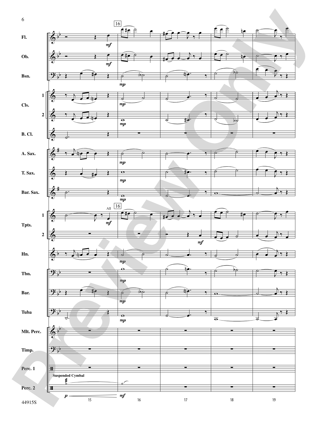 Transylvanian Lullaby: Concert Band Conductor Score & Parts