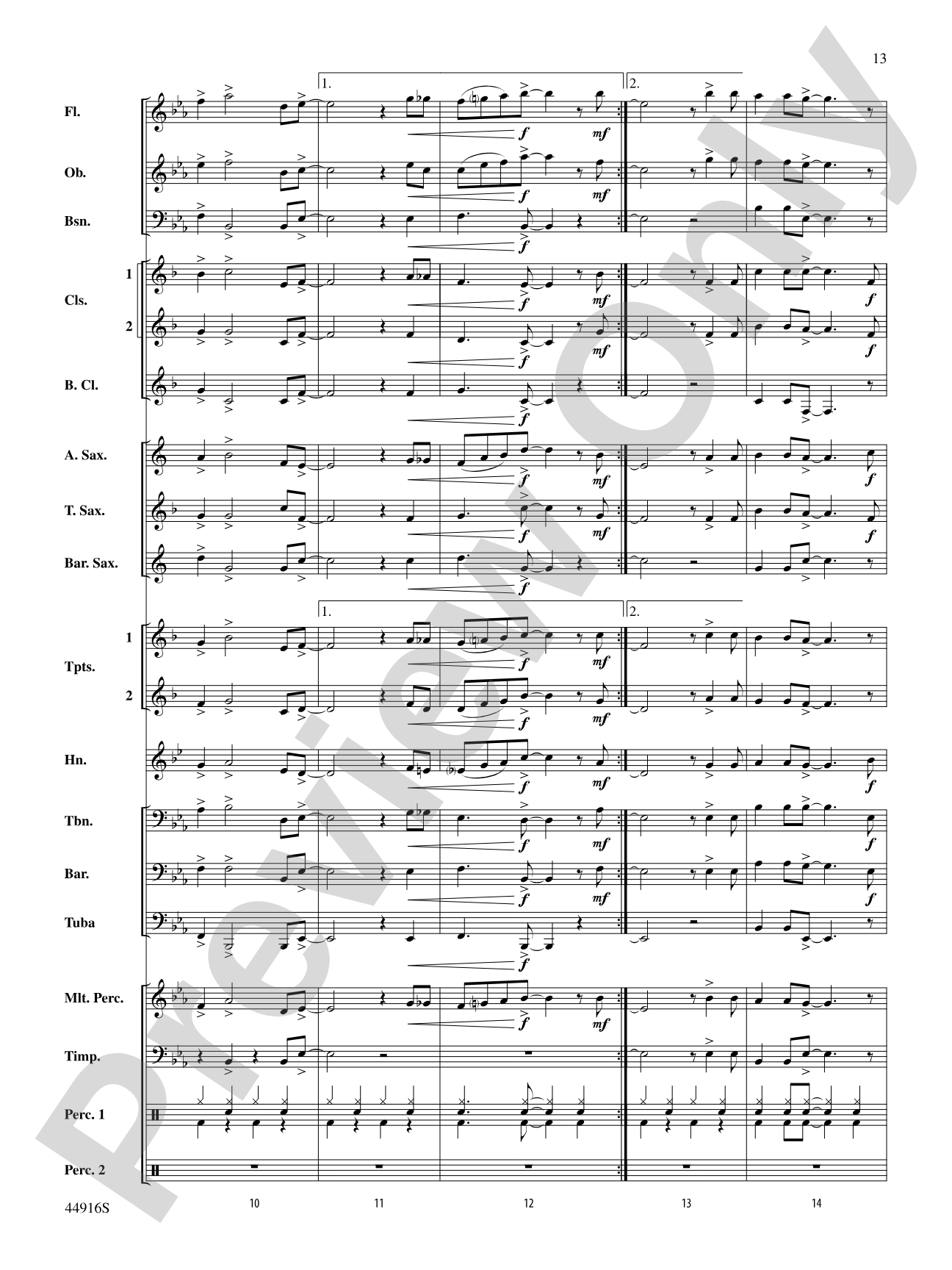 Happy Holidays---Vol. 3: Concert Band Conductor Score & Parts