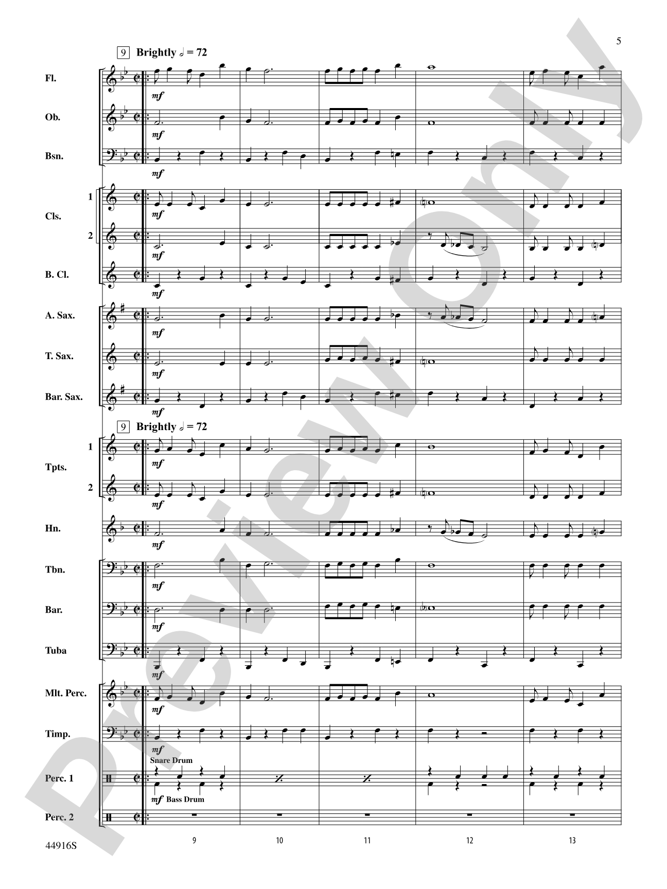 Happy Holidays---Vol. 3: Concert Band Conductor Score & Parts