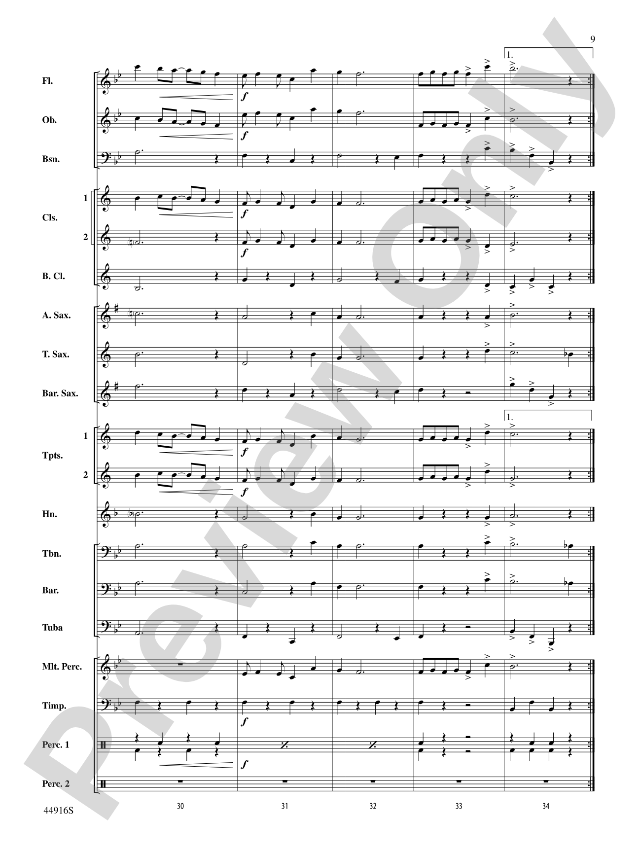 Happy Holidays---Vol. 3: Concert Band Conductor Score & Parts