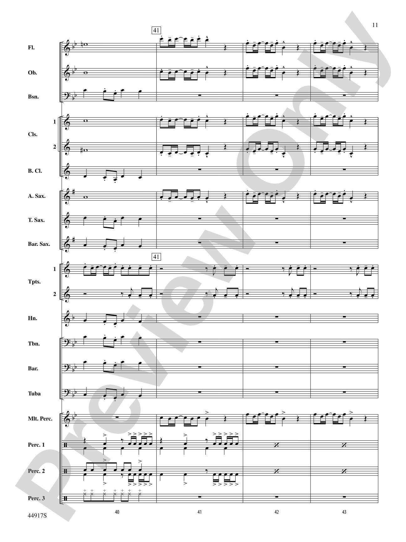 Uptown Funk: Concert Band Conductor Score & Parts