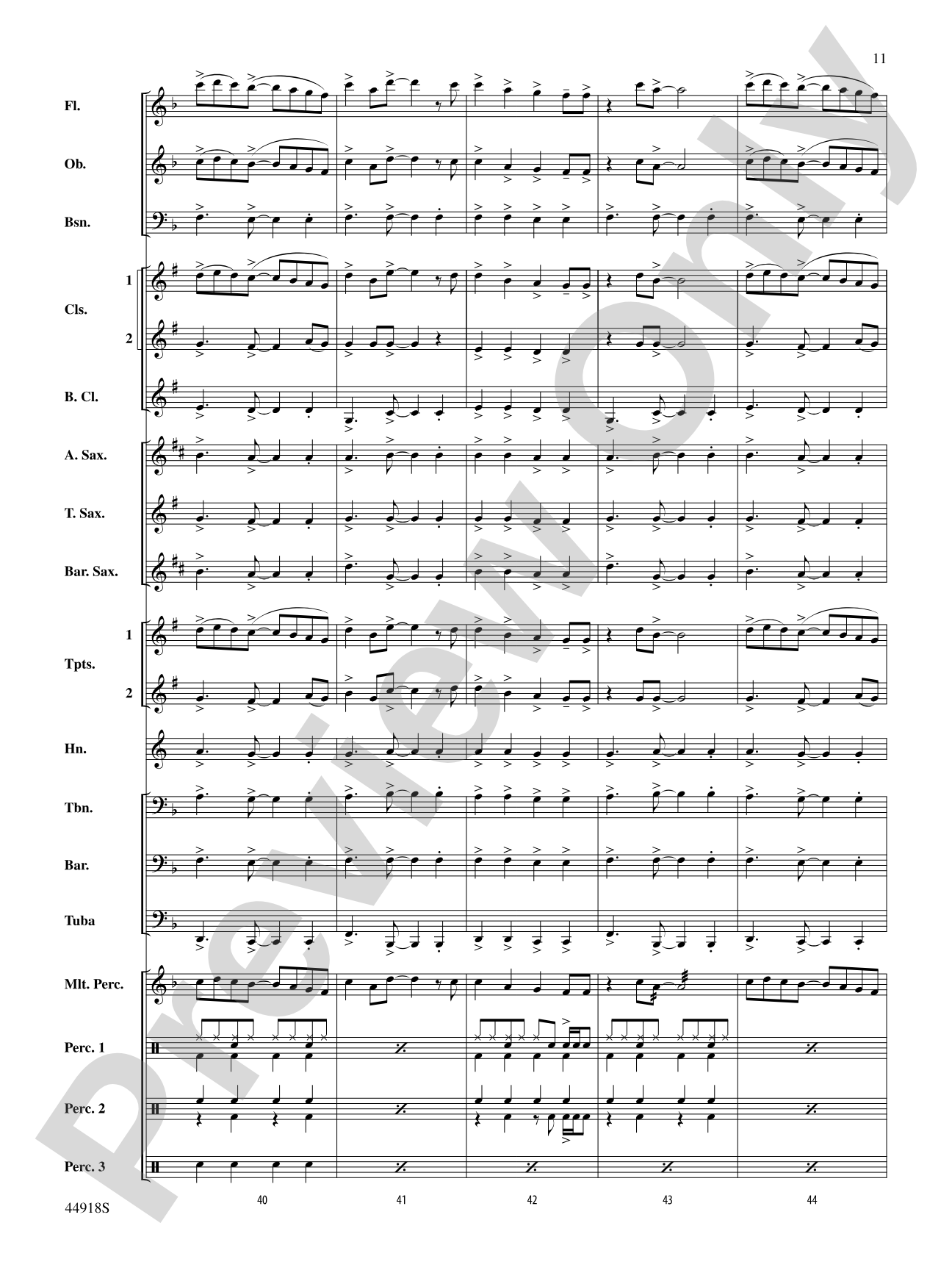 Shut Up and Dance: Concert Band Conductor Score & Parts