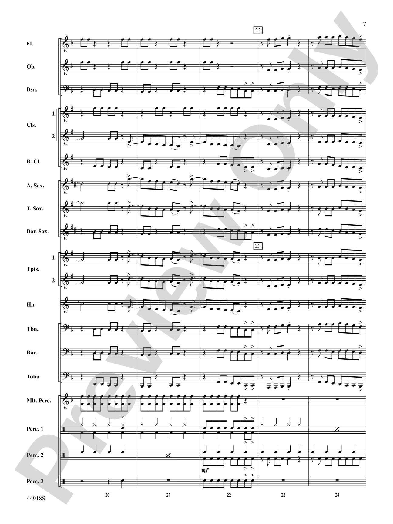 Shut Up and Dance: Concert Band Conductor Score & Parts