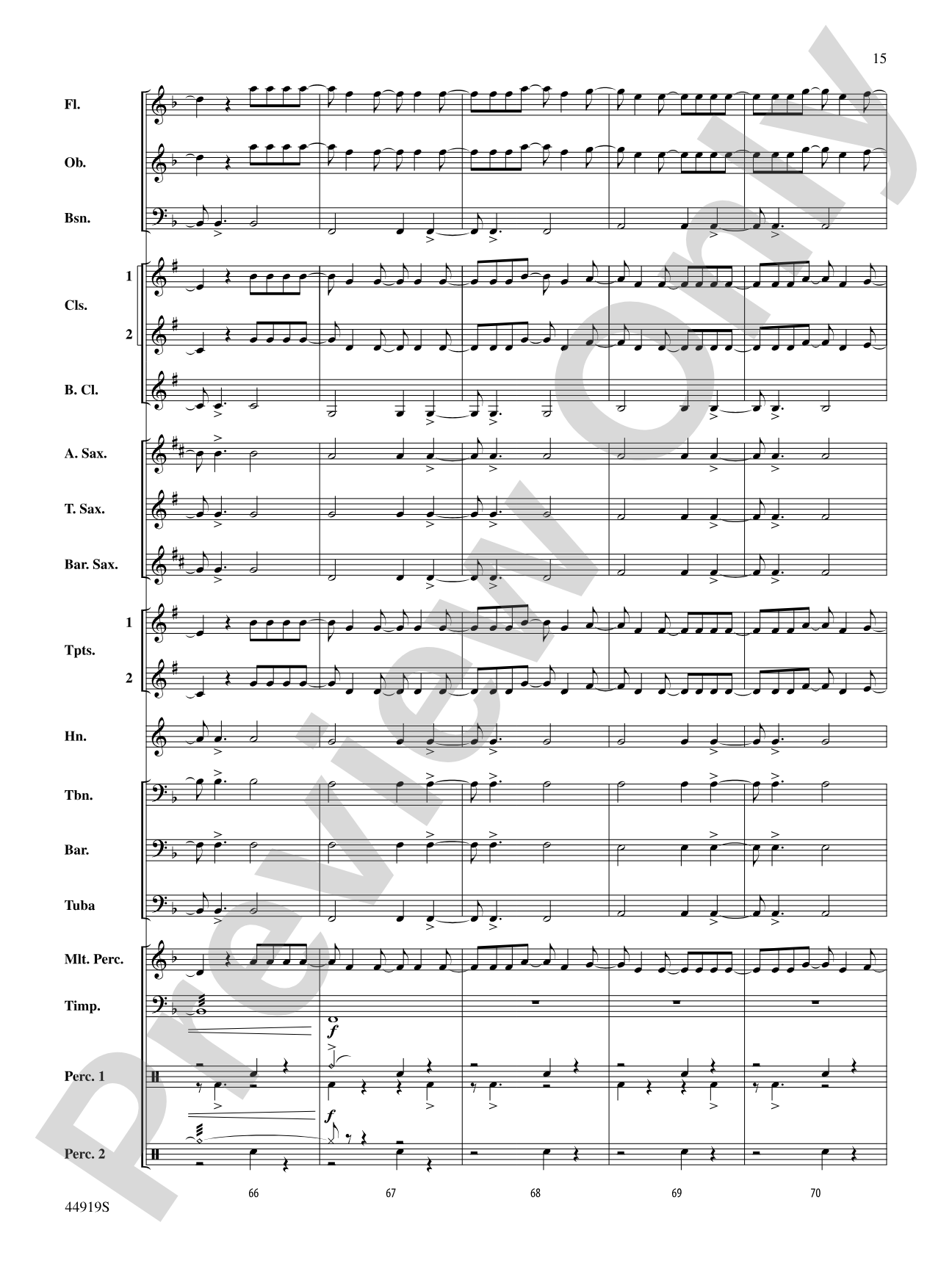 Heartbeat Song: Concert Band Conductor Score & Parts