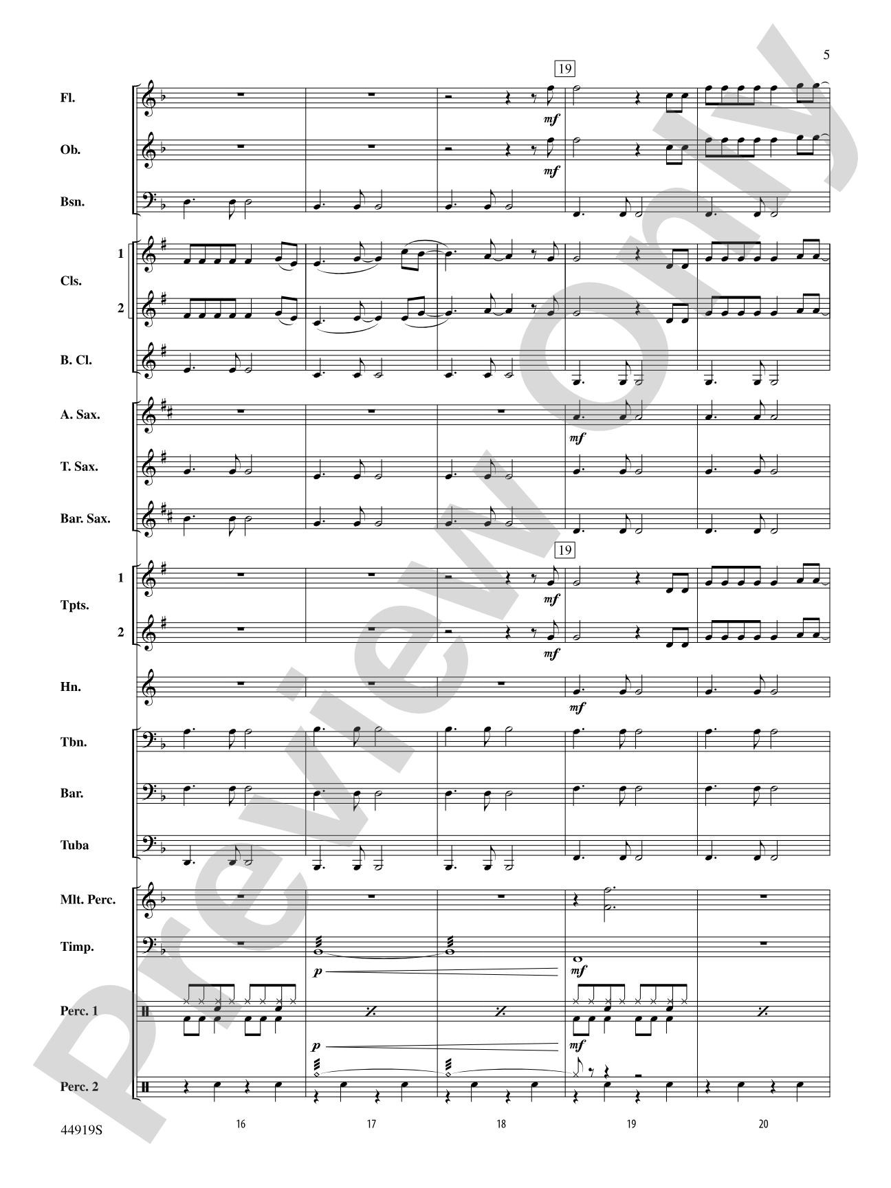 Heartbeat Song: Concert Band Conductor Score & Parts