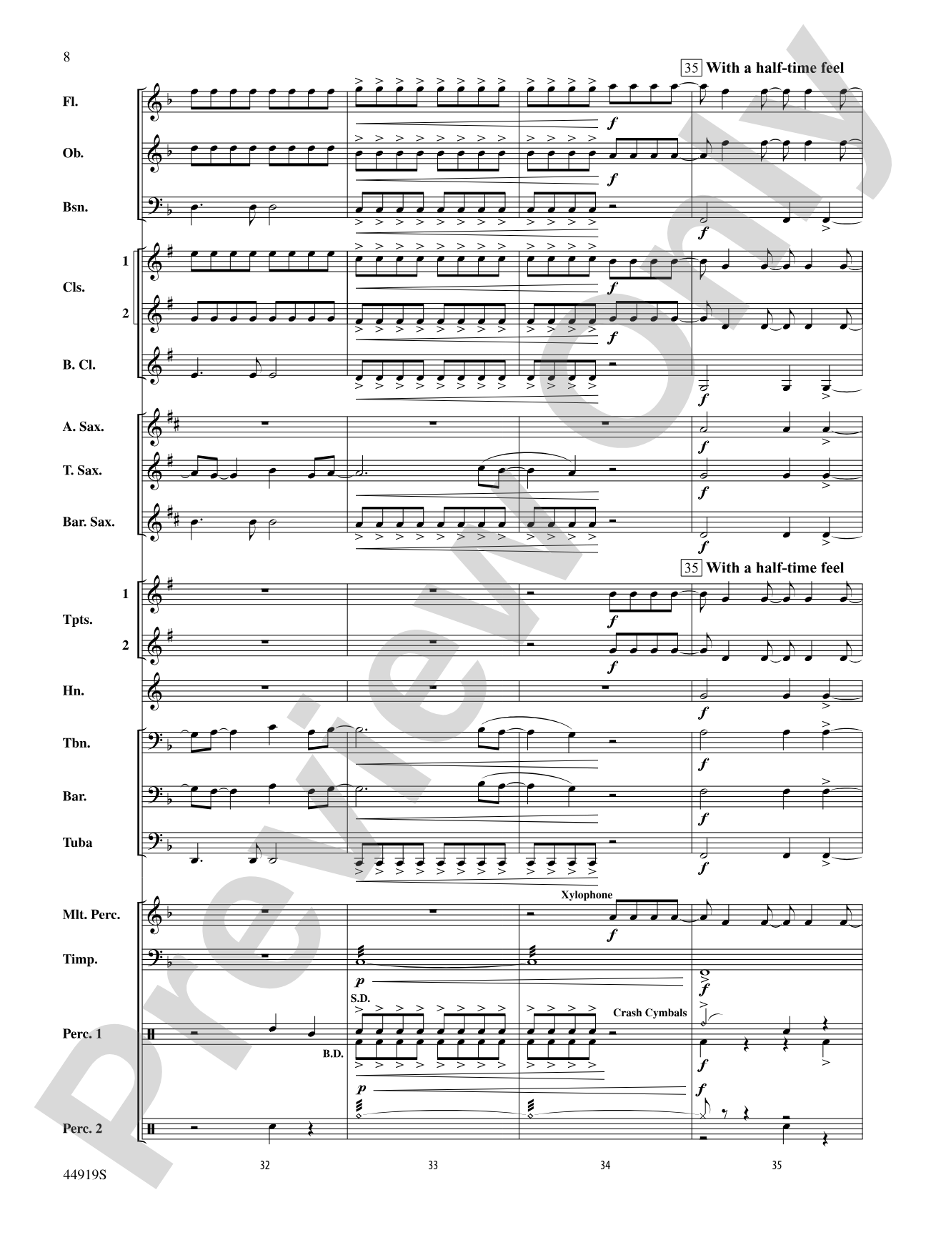 Heartbeat Song: Concert Band Conductor Score & Parts
