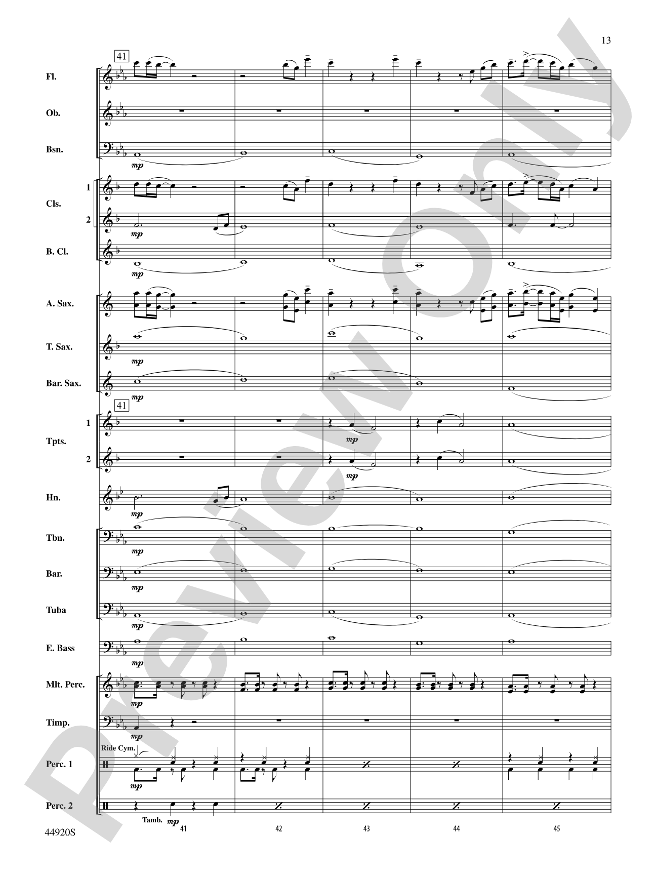 Want to Want Me: Concert Band Conductor Score & Parts