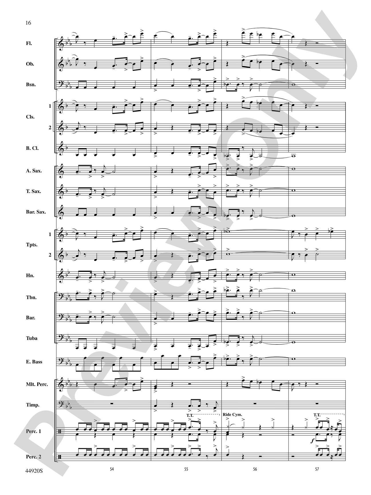 Want to Want Me: Concert Band Conductor Score & Parts