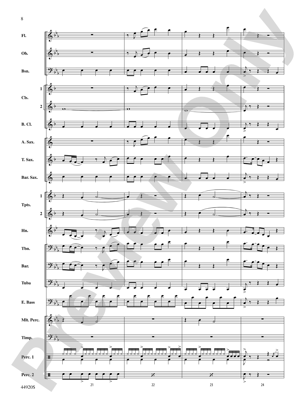 Want to Want Me: Concert Band Conductor Score & Parts