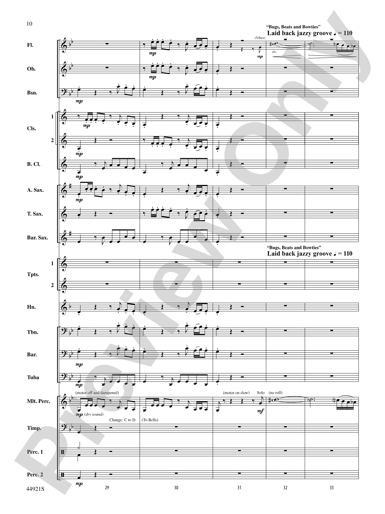 The Man from U.N.C.L.E. (from the Original Motion Picture Soundtrack): Concert Band Conductor Score & Parts