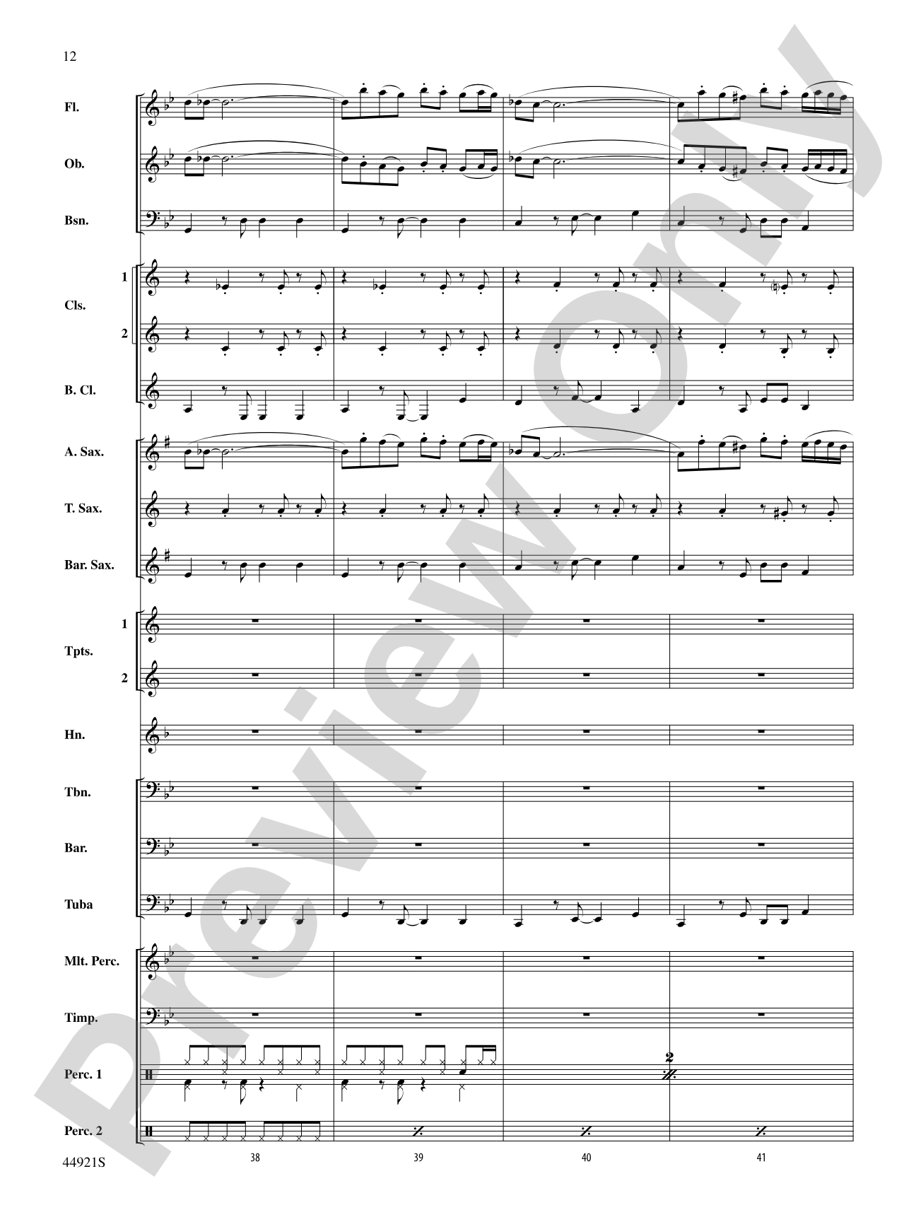 The Man from U.N.C.L.E. (from the Original Motion Picture Soundtrack): Concert Band Conductor Score & Parts