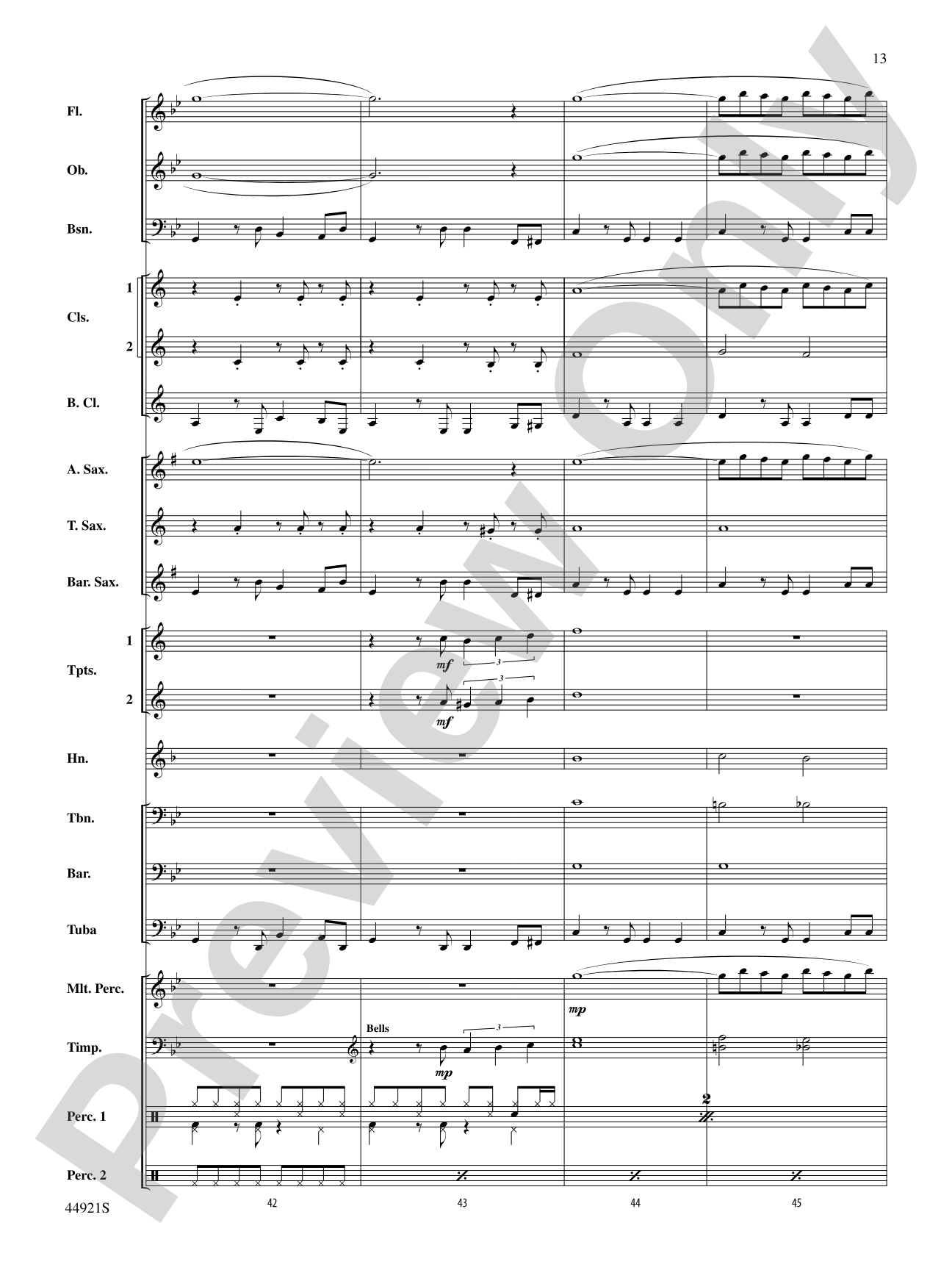 The Man from U.N.C.L.E. (from the Original Motion Picture Soundtrack): Concert Band Conductor Score & Parts