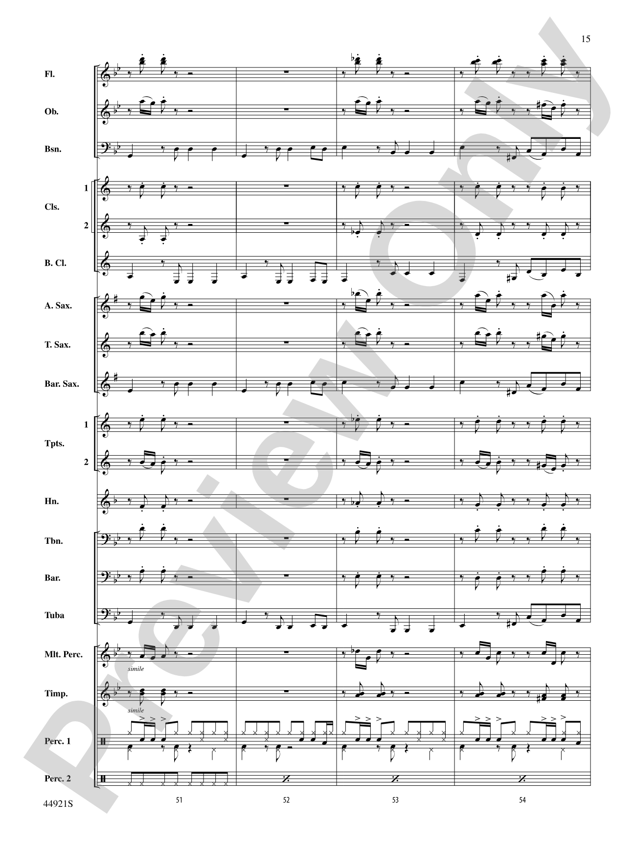 The Man from U.N.C.L.E. (from the Original Motion Picture Soundtrack): Concert Band Conductor Score & Parts