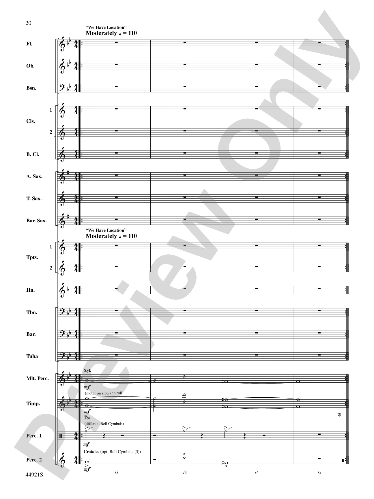 The Man from U.N.C.L.E. (from the Original Motion Picture Soundtrack): Concert Band Conductor Score & Parts