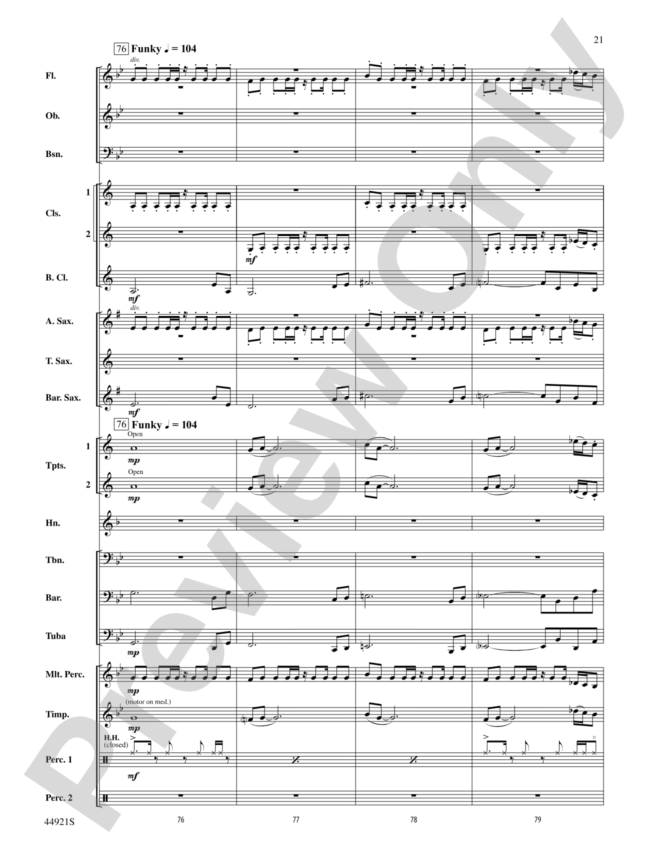 The Man from U.N.C.L.E. (from the Original Motion Picture Soundtrack): Concert Band Conductor Score & Parts