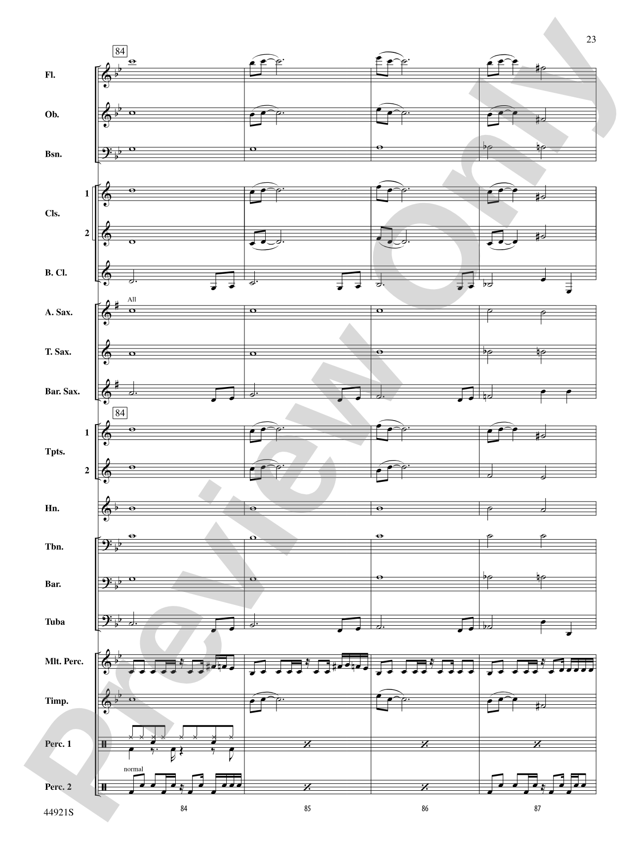 The Man from U.N.C.L.E. (from the Original Motion Picture Soundtrack): Concert Band Conductor Score & Parts