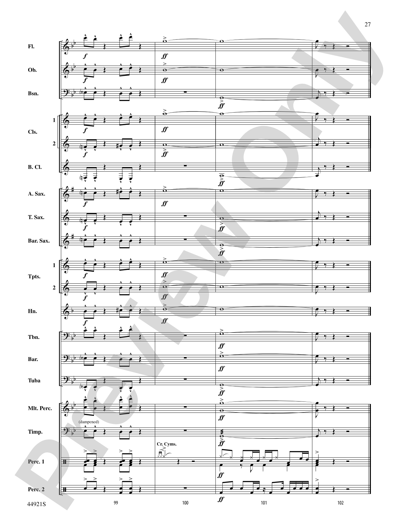 The Man from U.N.C.L.E. (from the Original Motion Picture Soundtrack): Concert Band Conductor Score & Parts