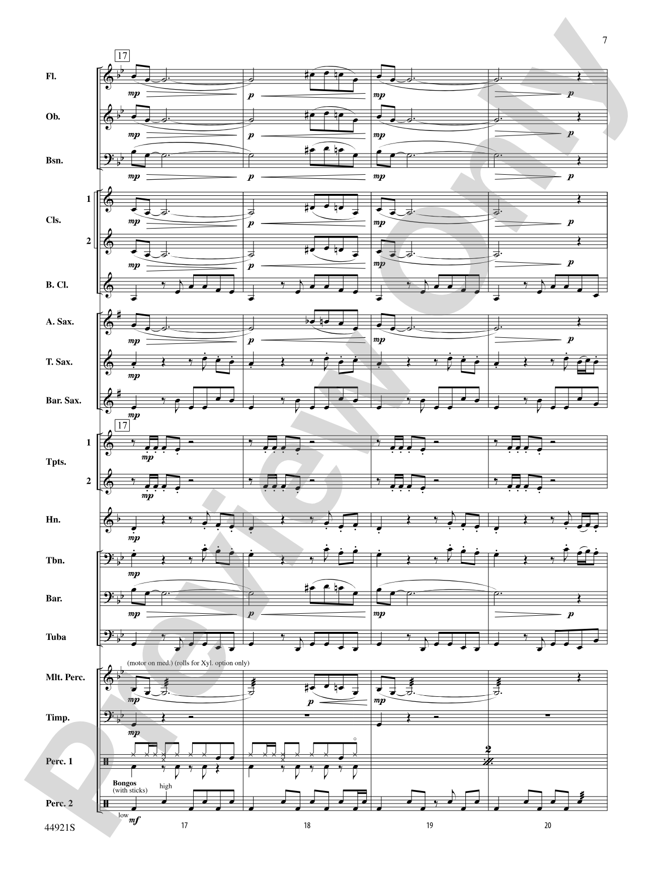 The Man from U.N.C.L.E. (from the Original Motion Picture Soundtrack): Concert Band Conductor Score & Parts