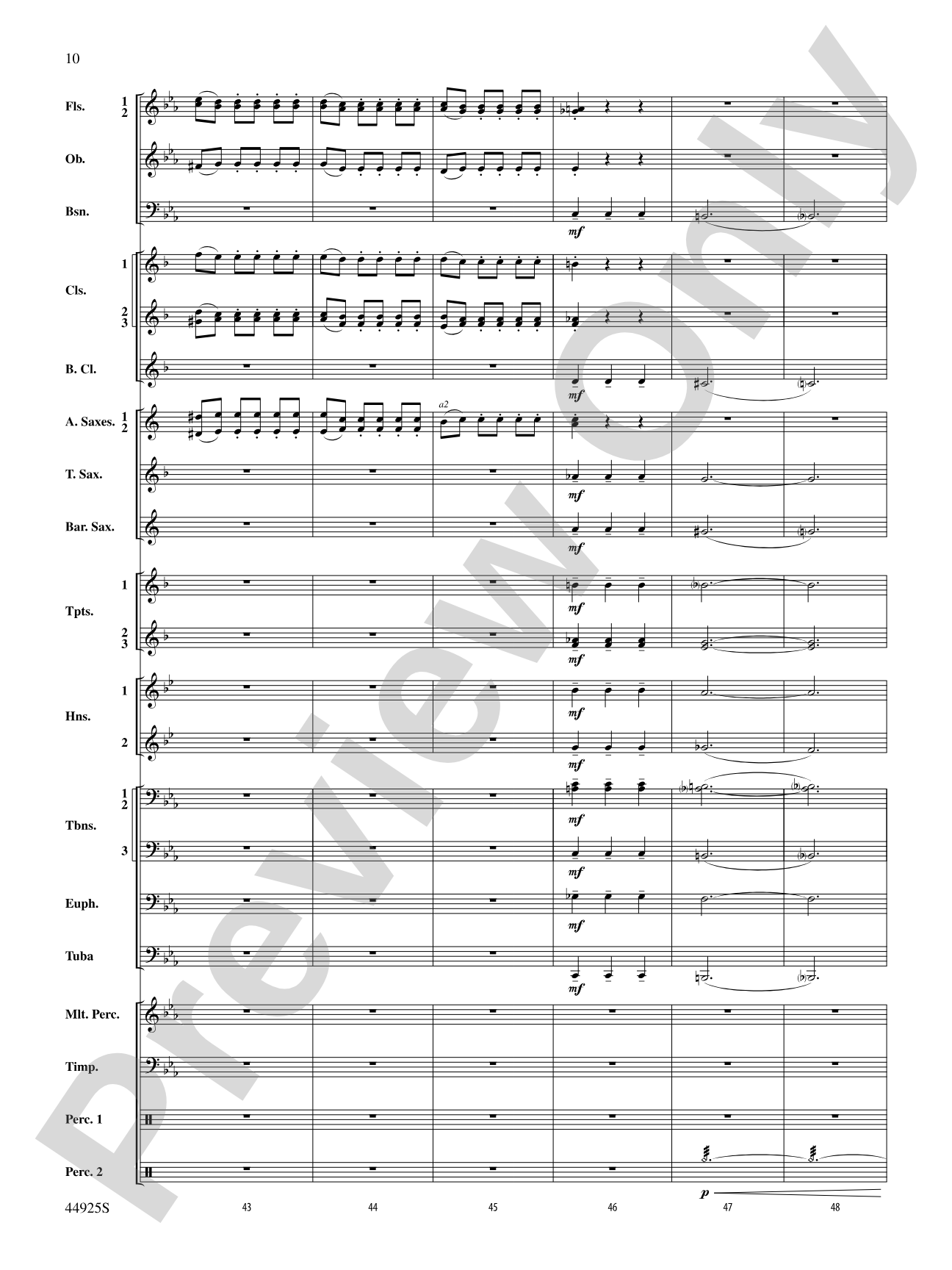 Suite from Symphonie Fantastique: Concert Band Conductor Score & Parts