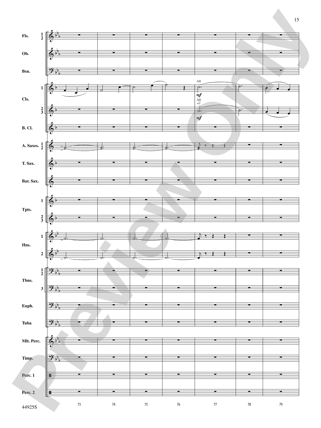 Suite from Symphonie Fantastique: Concert Band Conductor Score & Parts