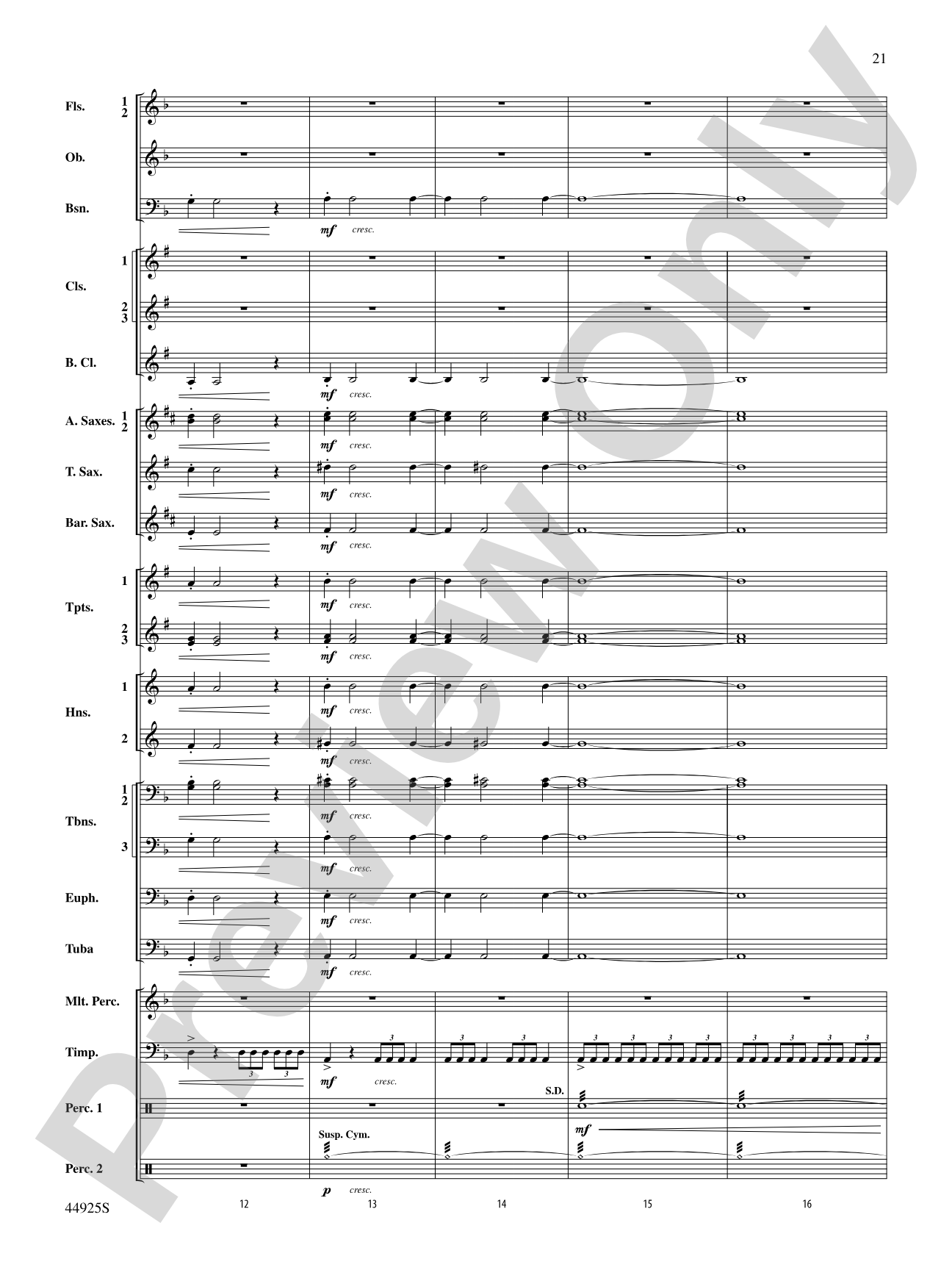 Suite from Symphonie Fantastique: Concert Band Conductor Score & Parts