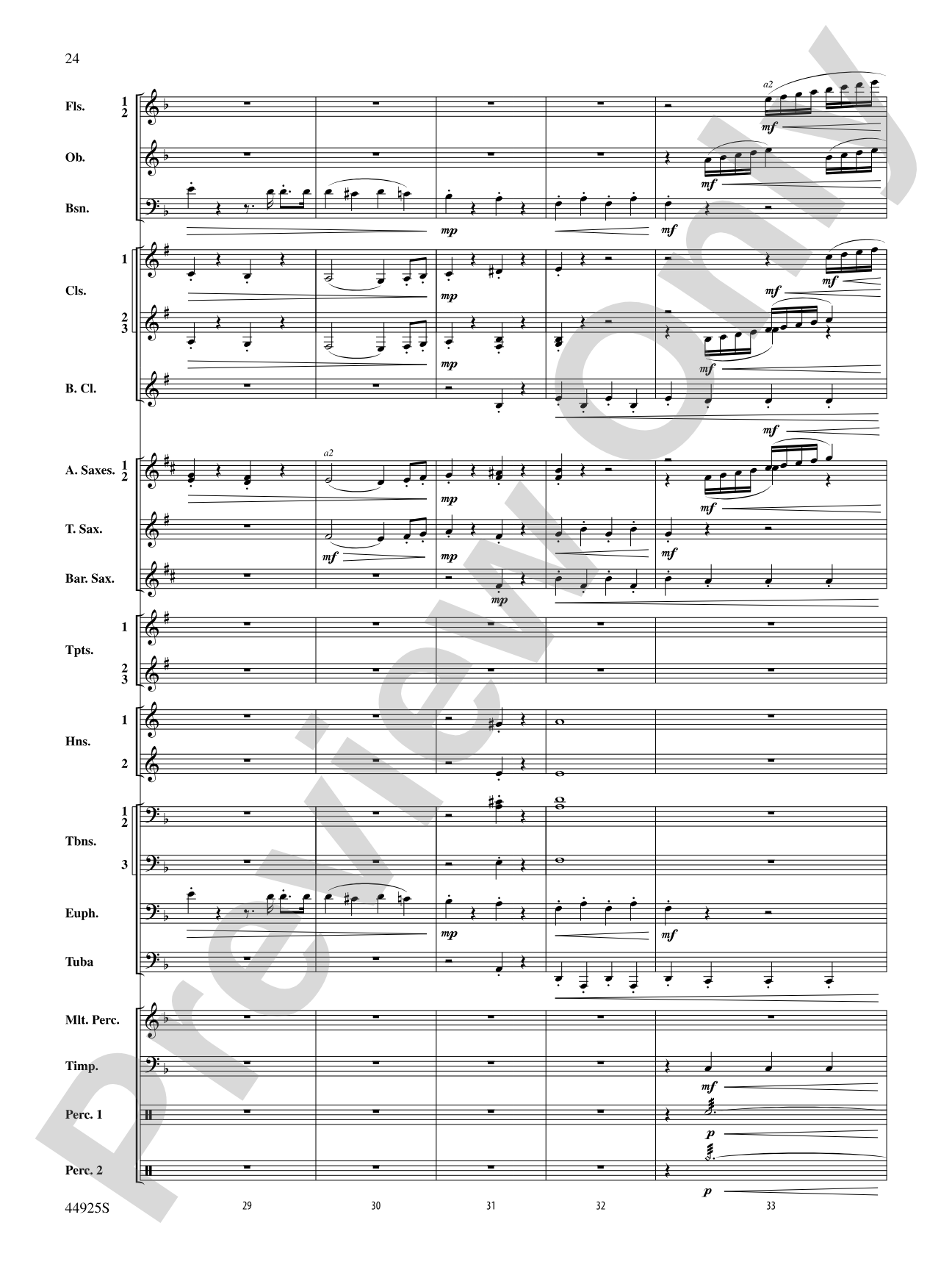 Suite from Symphonie Fantastique: Concert Band Conductor Score & Parts